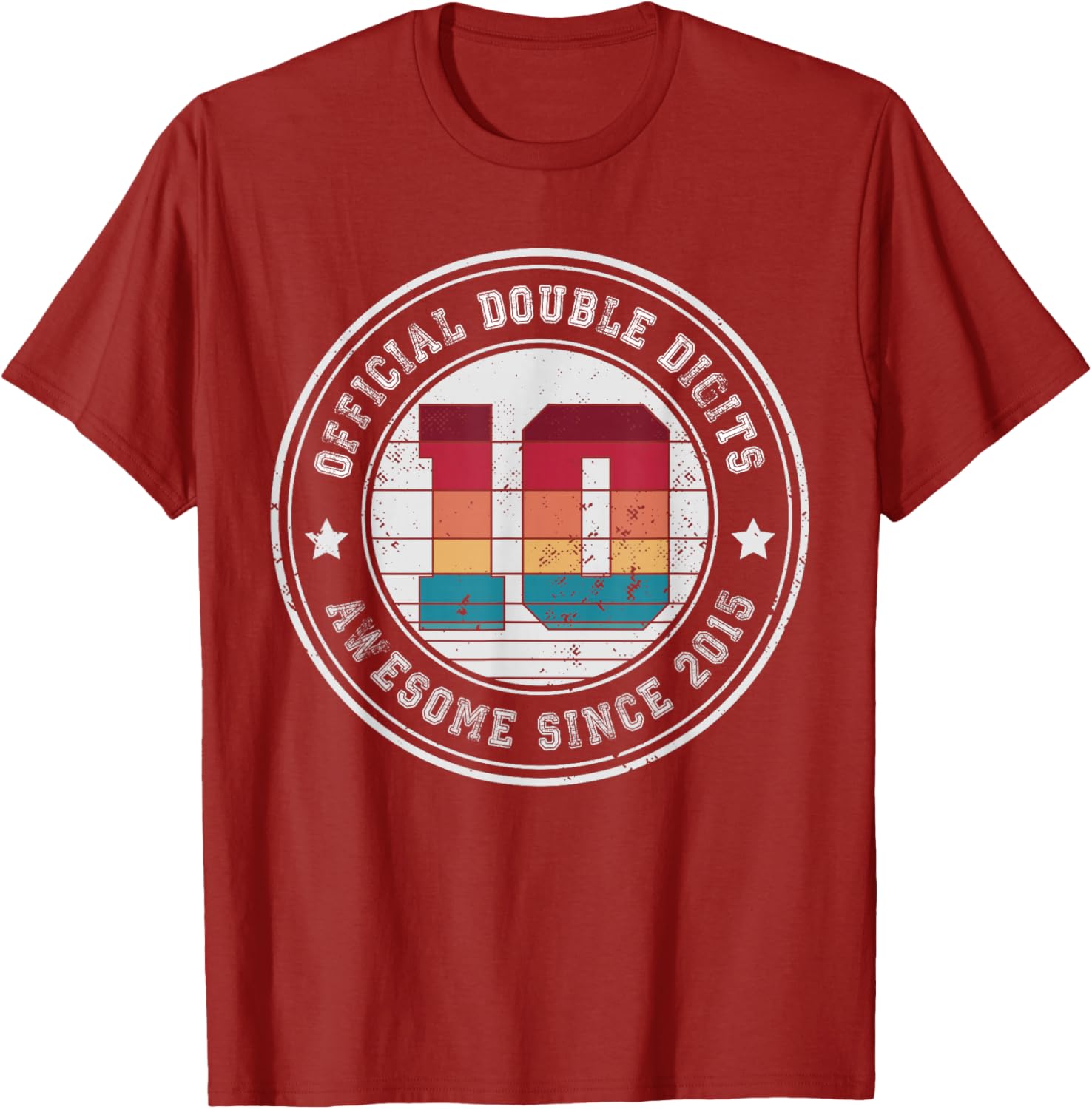Celebrate 10th Birthday with Fun Ten Years Old Double Digits T-Shirt - 3