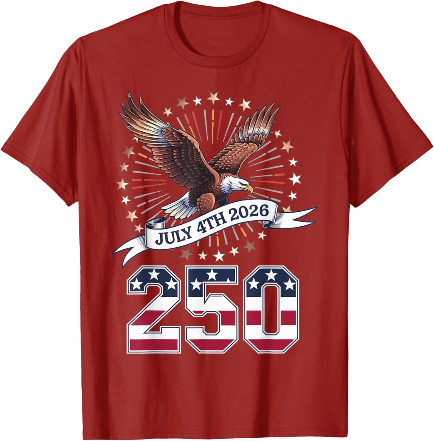 Celebrate 250 Years of Freedom with Our Patriotic July 4th T-Shirt - 2