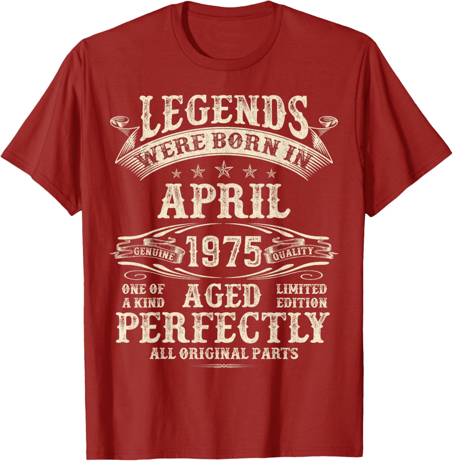50th Birthday Gift for Men - Classic April 1975 T-Shirt for Him - 11