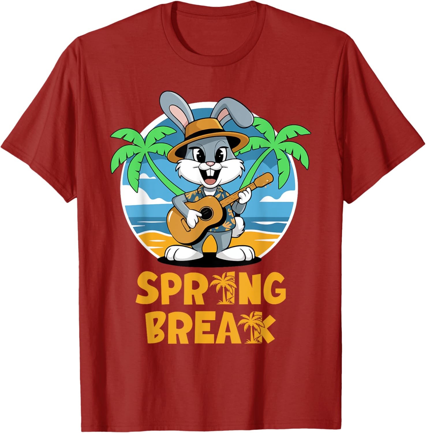 2025 Spring Break Graphic T-Shirt for Kids - Colorful Beach Wear Fun - 20