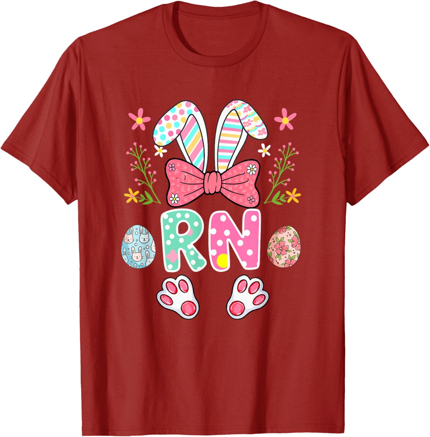 RN Job Easter Bunny Women's Costume T-Shirt for Egg Hunting Fun - 14