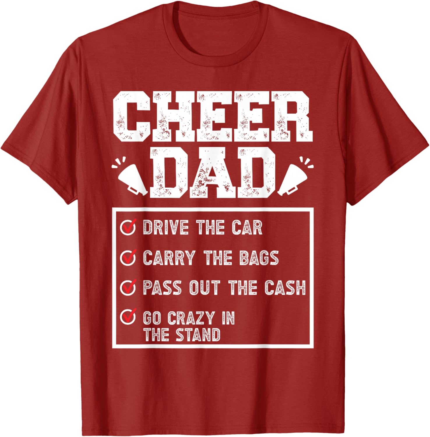Cheer Dad T-Shirt Perfect Gift for Supportive Fathers in Style - 13