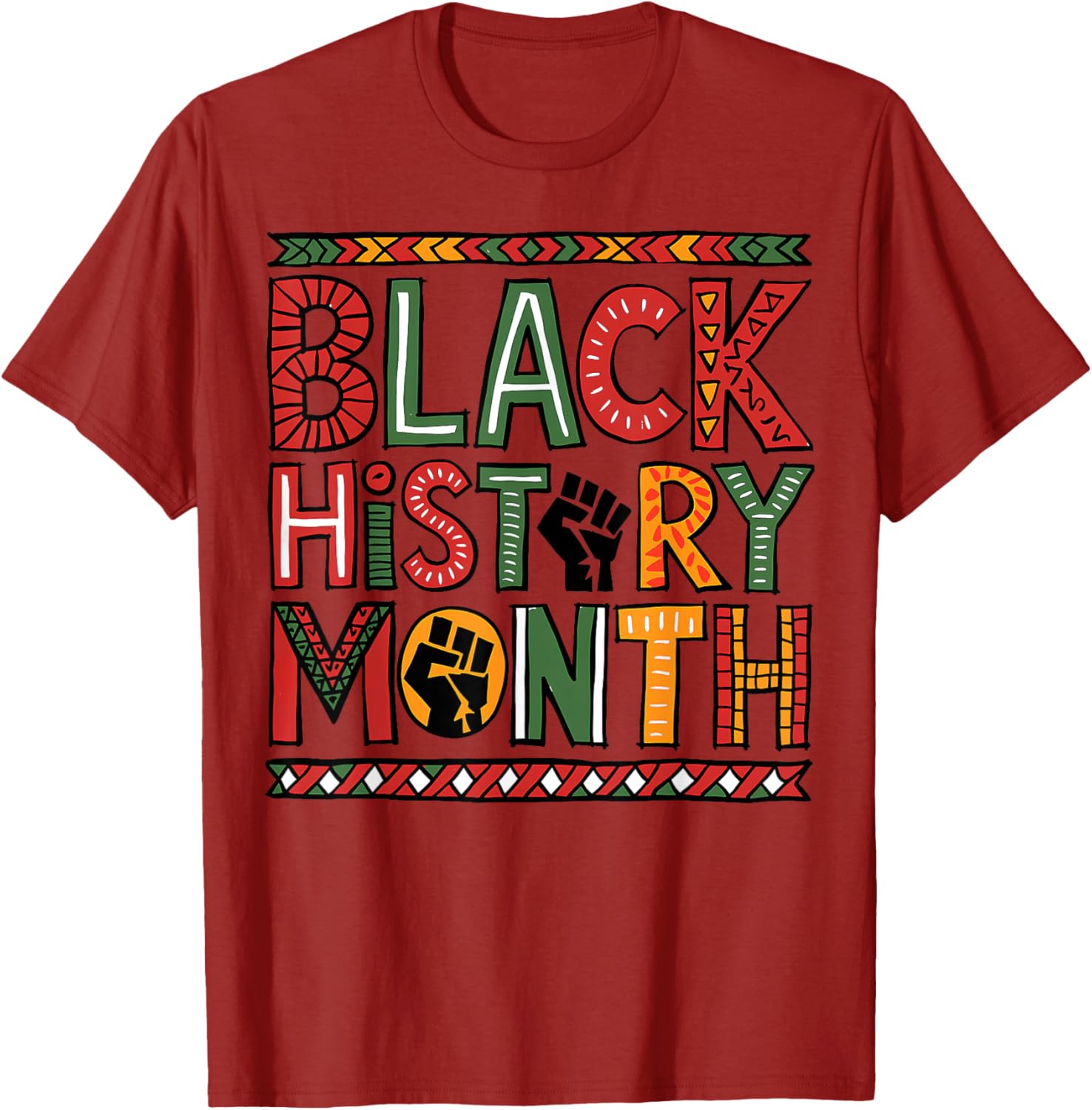 Black History Month African American Heritage T-Shirt for All Ages - 5