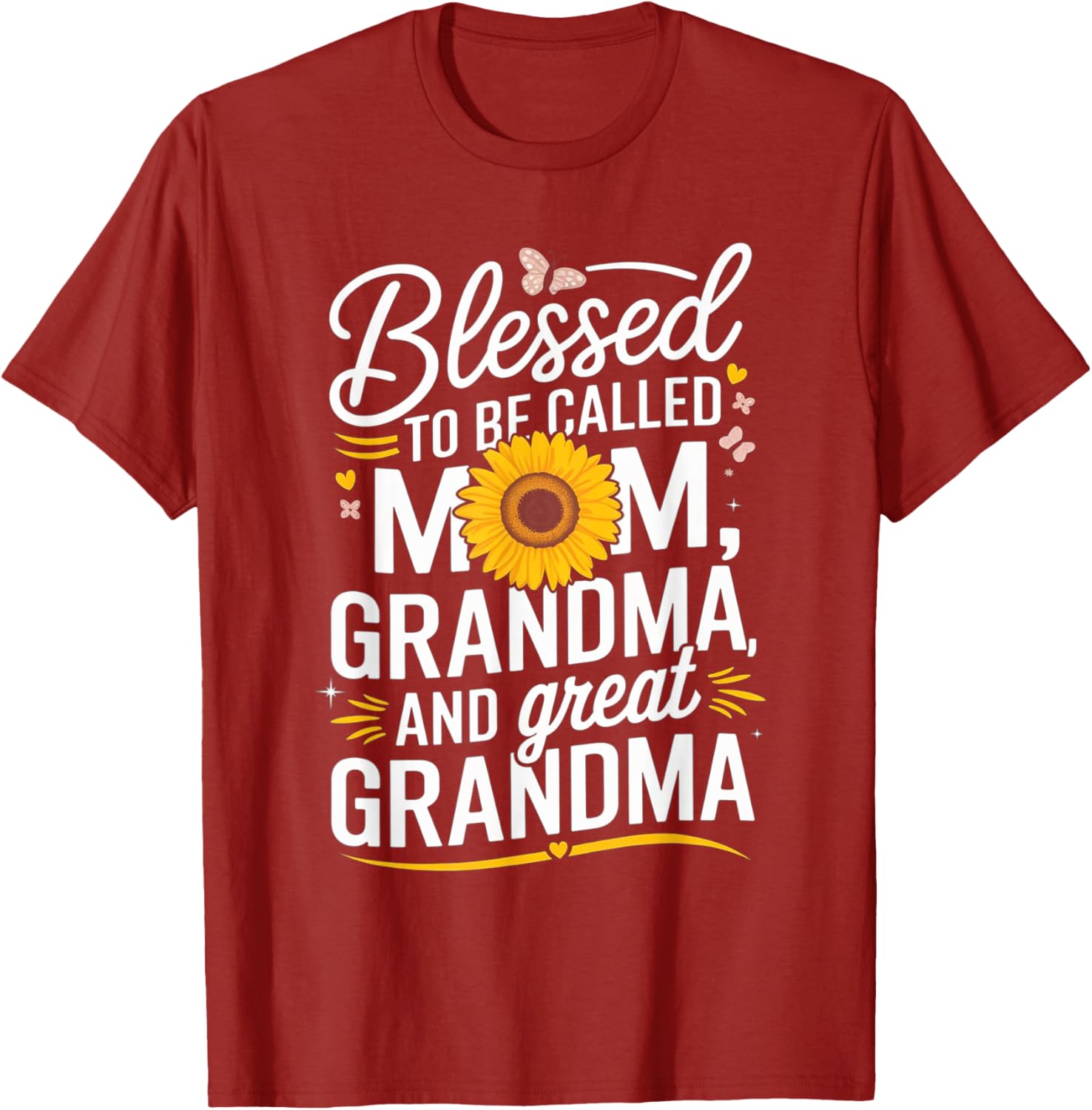 Blessed To Be Called Mom Grandma Great Grandma Mother's Day T-Shirt - 12
