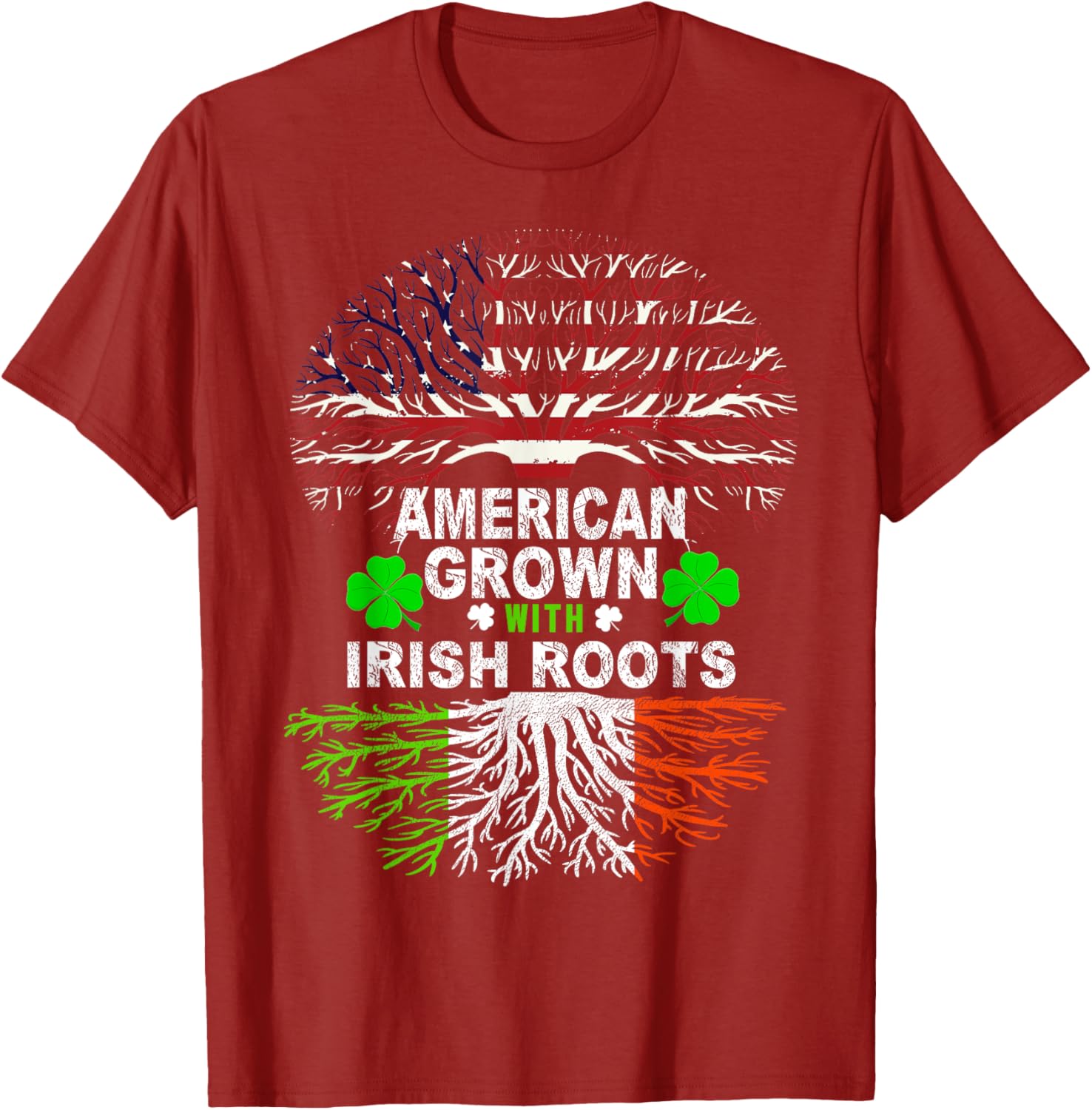 American Grown Irish Roots St. Patrick's Day T-Shirt for Festive Fun - 6