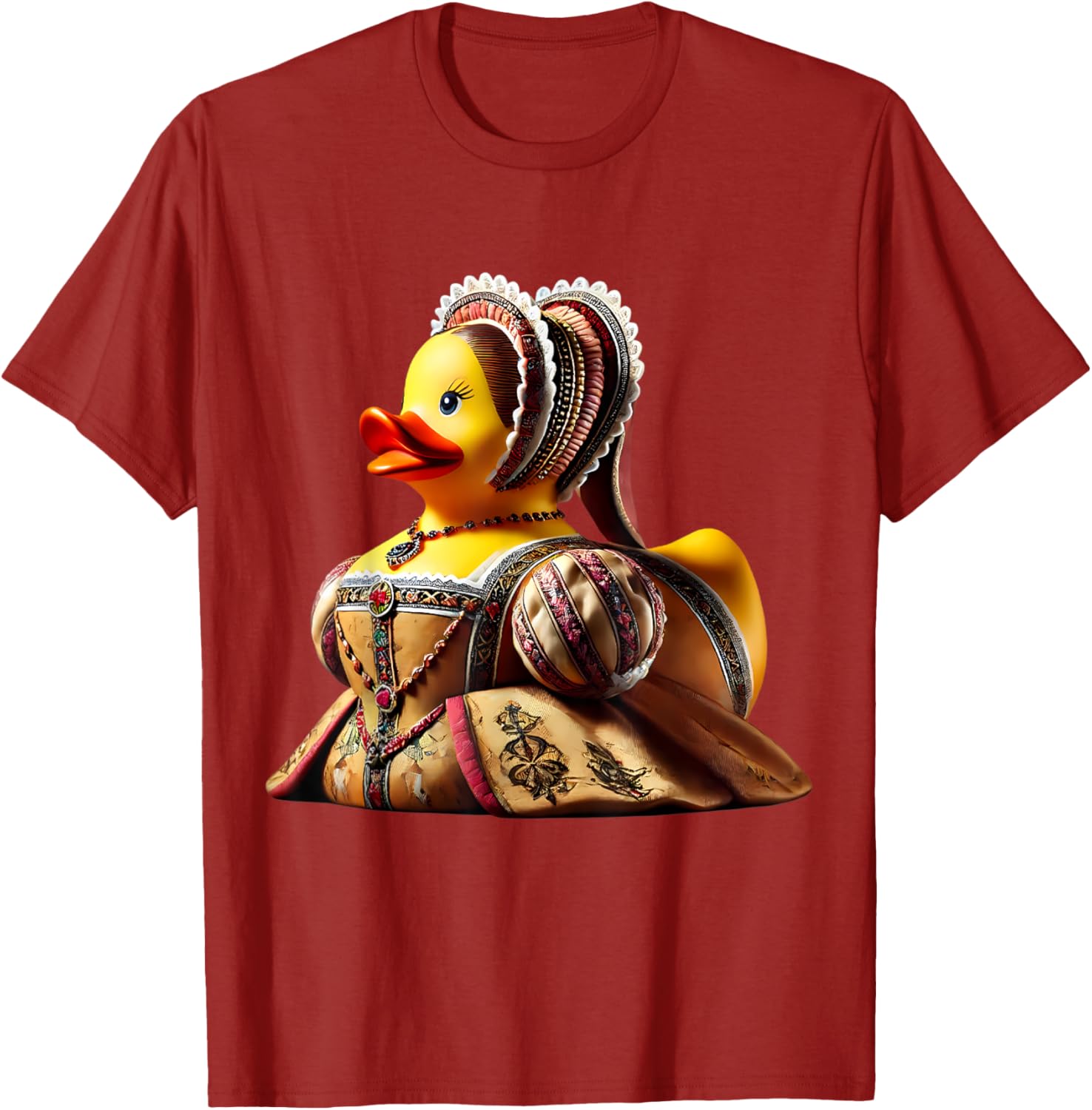 Rubber Duck Anne Boleyn T-Shirt Fun Historical Figure Apparel - 13