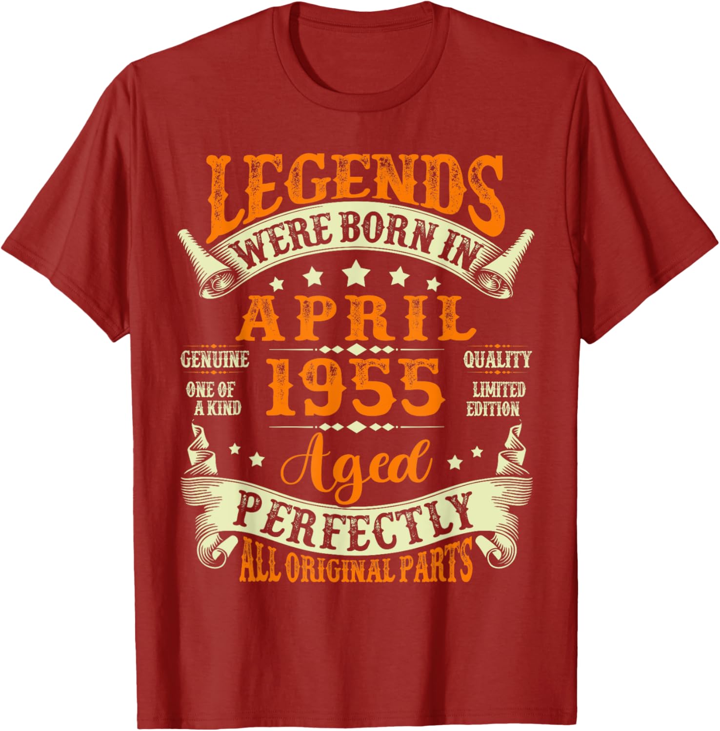 70th Birthday T-Shirt for Men and Women, Celebrate 70 Years of Legend - 7