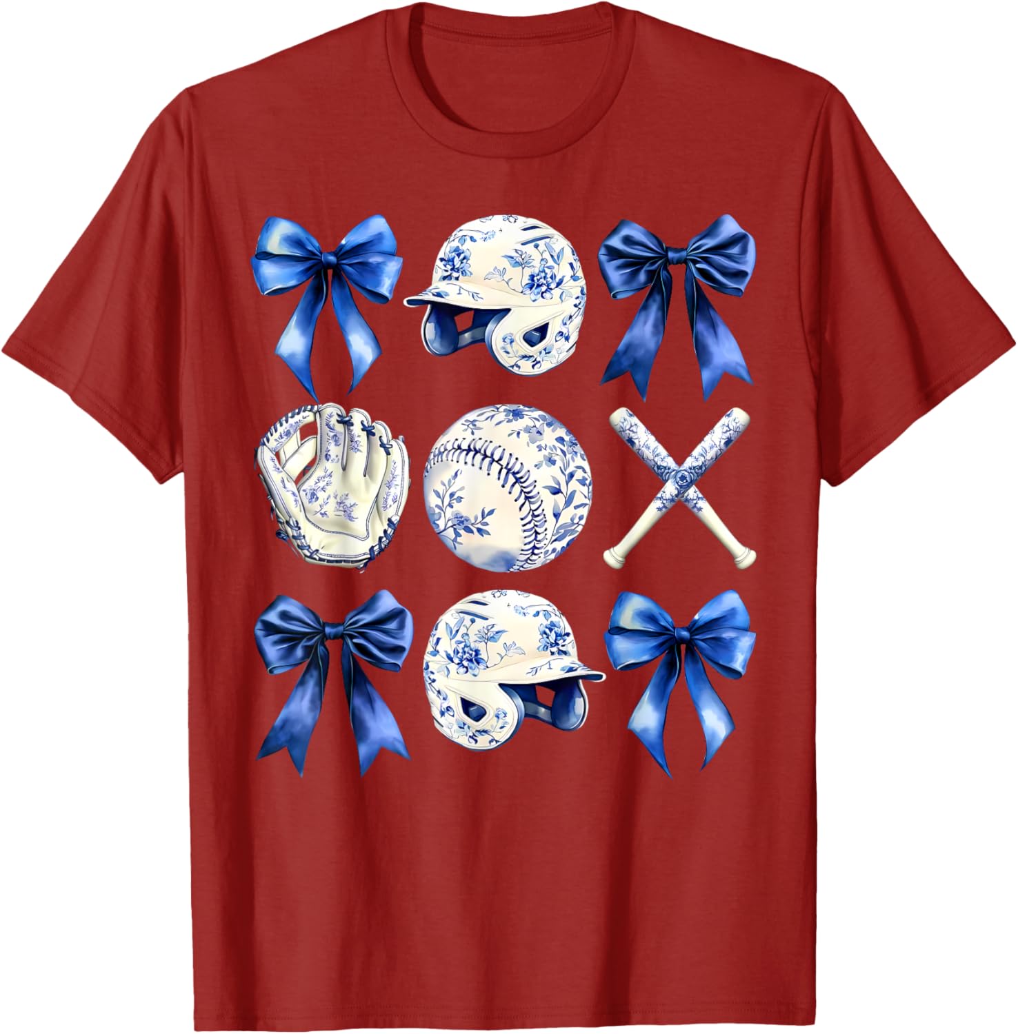 Charming Baseball Mama Bow T-Shirt Perfect for Mother's Day Gifts - 18