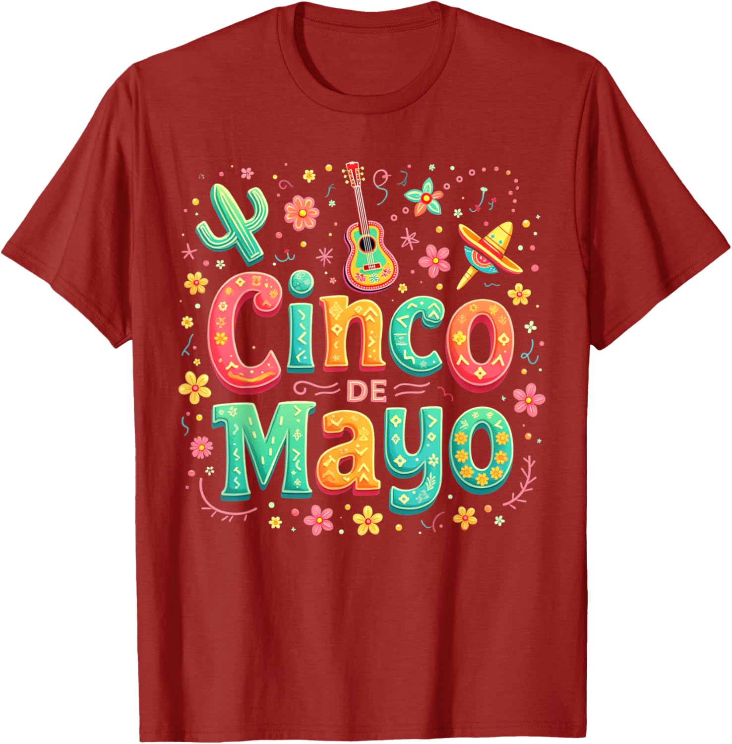 Cinco De Mayo Family Matching Let's Fiesta T-Shirt for Celebration Fun - 11