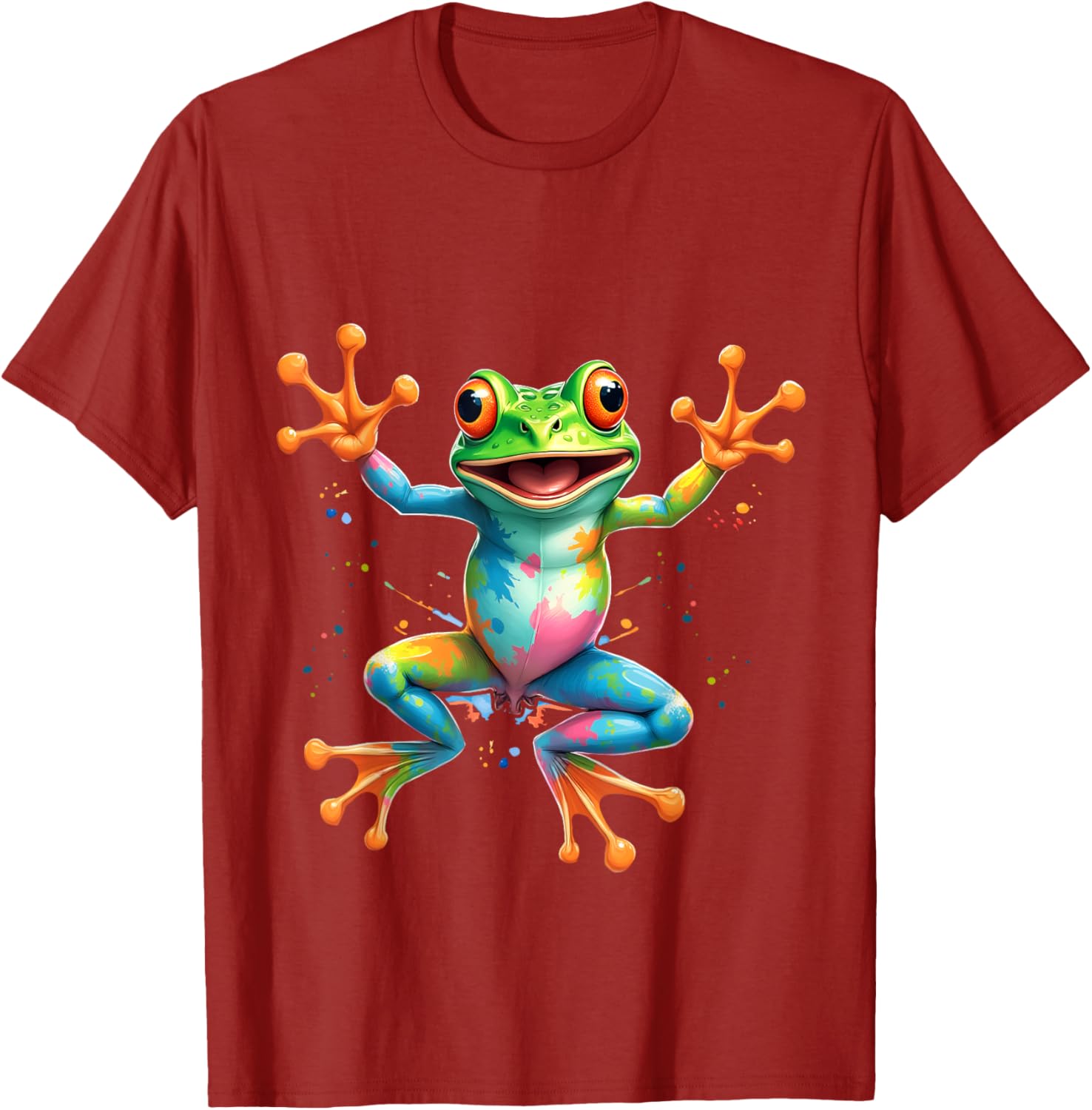 Cool Tie Dye Frog Peace Sign T-Shirt for Men, Women, and Kids - 17