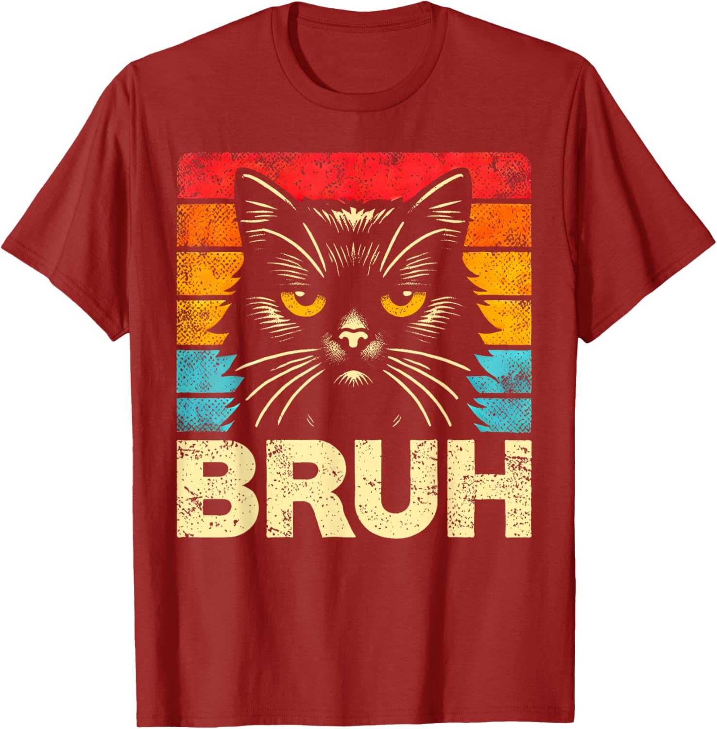 Funny Cat Bruh Meme T-Shirt for Boys, Girls, Kids, and Adults - 4