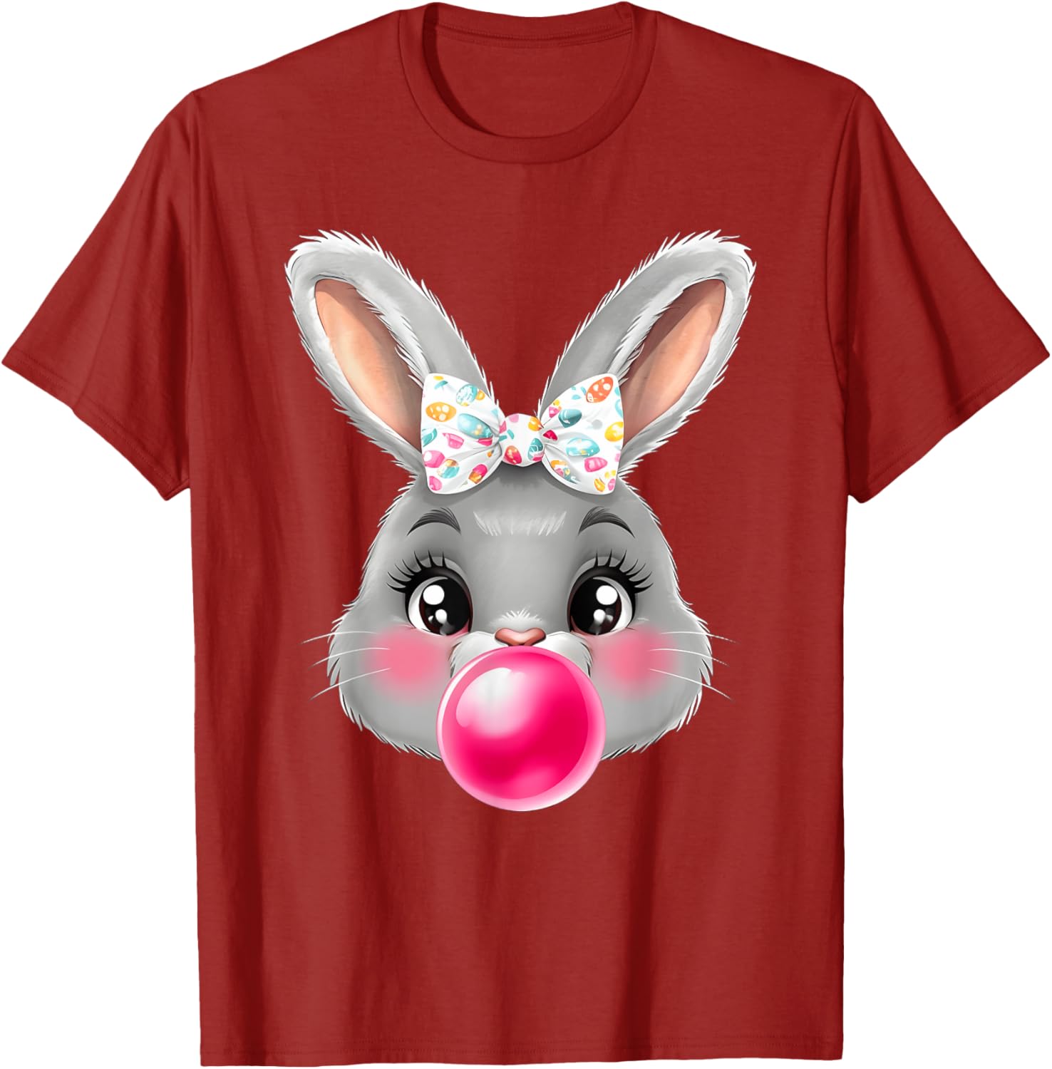 Adorable Bunny Rabbit T-Shirt with Bow Glasses for Cute Style Lovers - 11