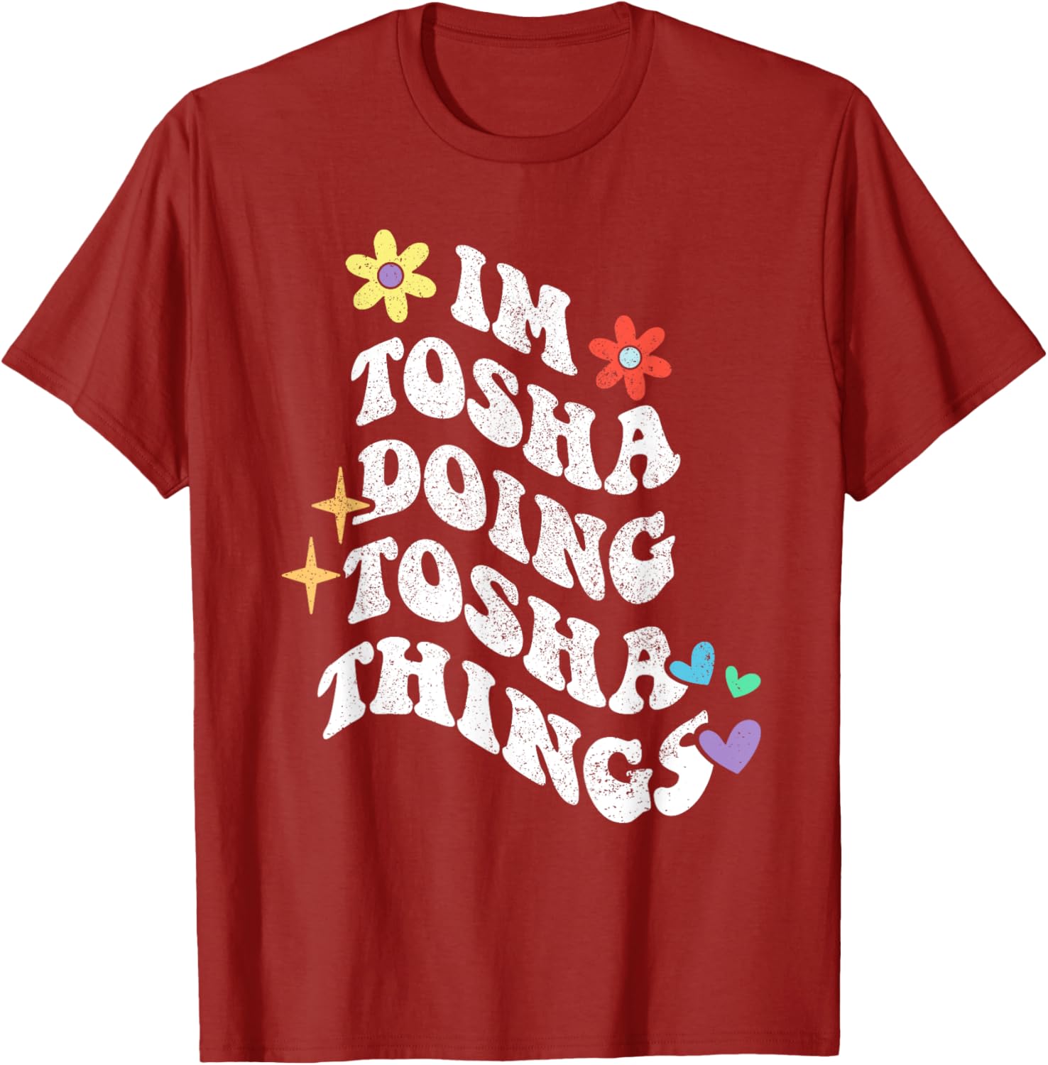 Retro Groovy T-Shirt for Moms Doing Tosha Things - Fun Mothers Day Gift - 11