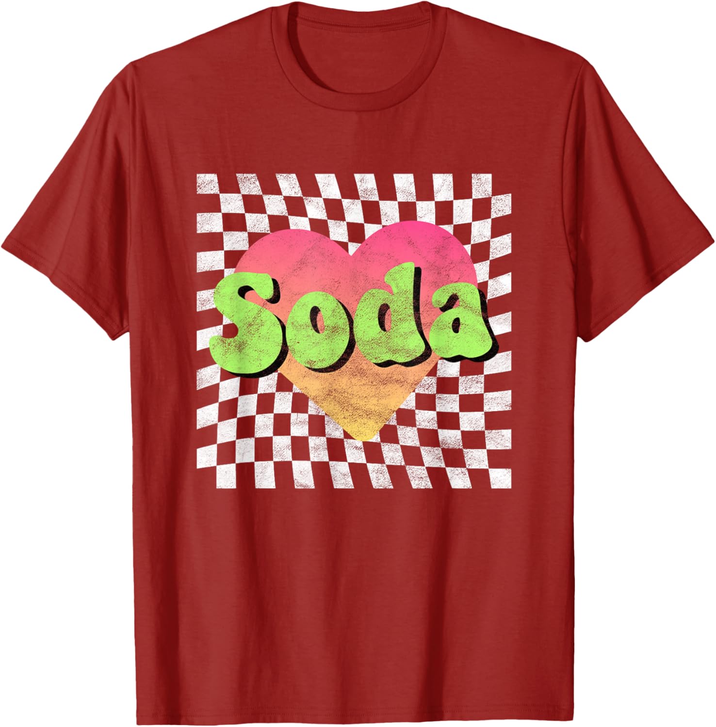 Soda Lover Heart Vintage Retro T-Shirt for Fun and Stylish Outfits - 12