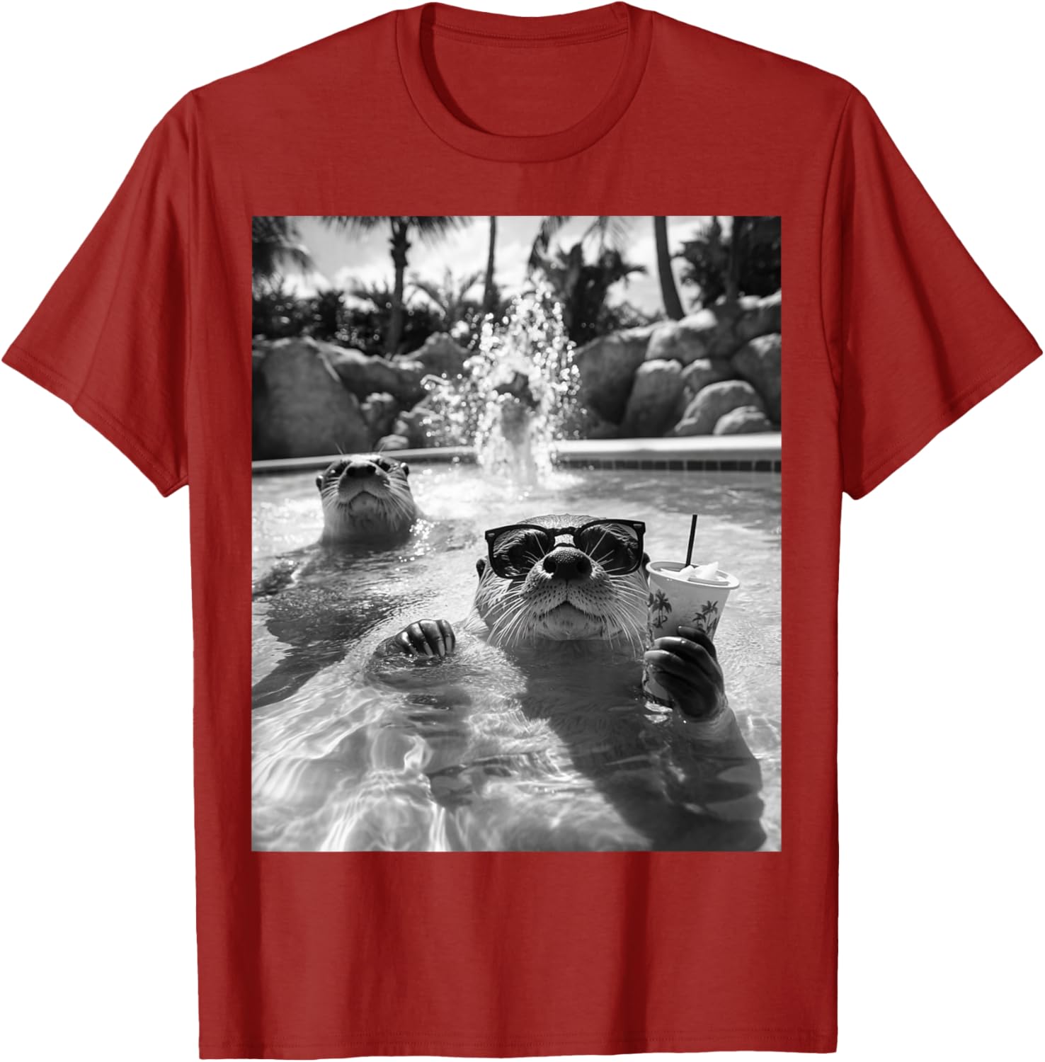 Cool Otter Selfie T-Shirt for Fun Animal Lovers - Perfect Gift Idea - 11