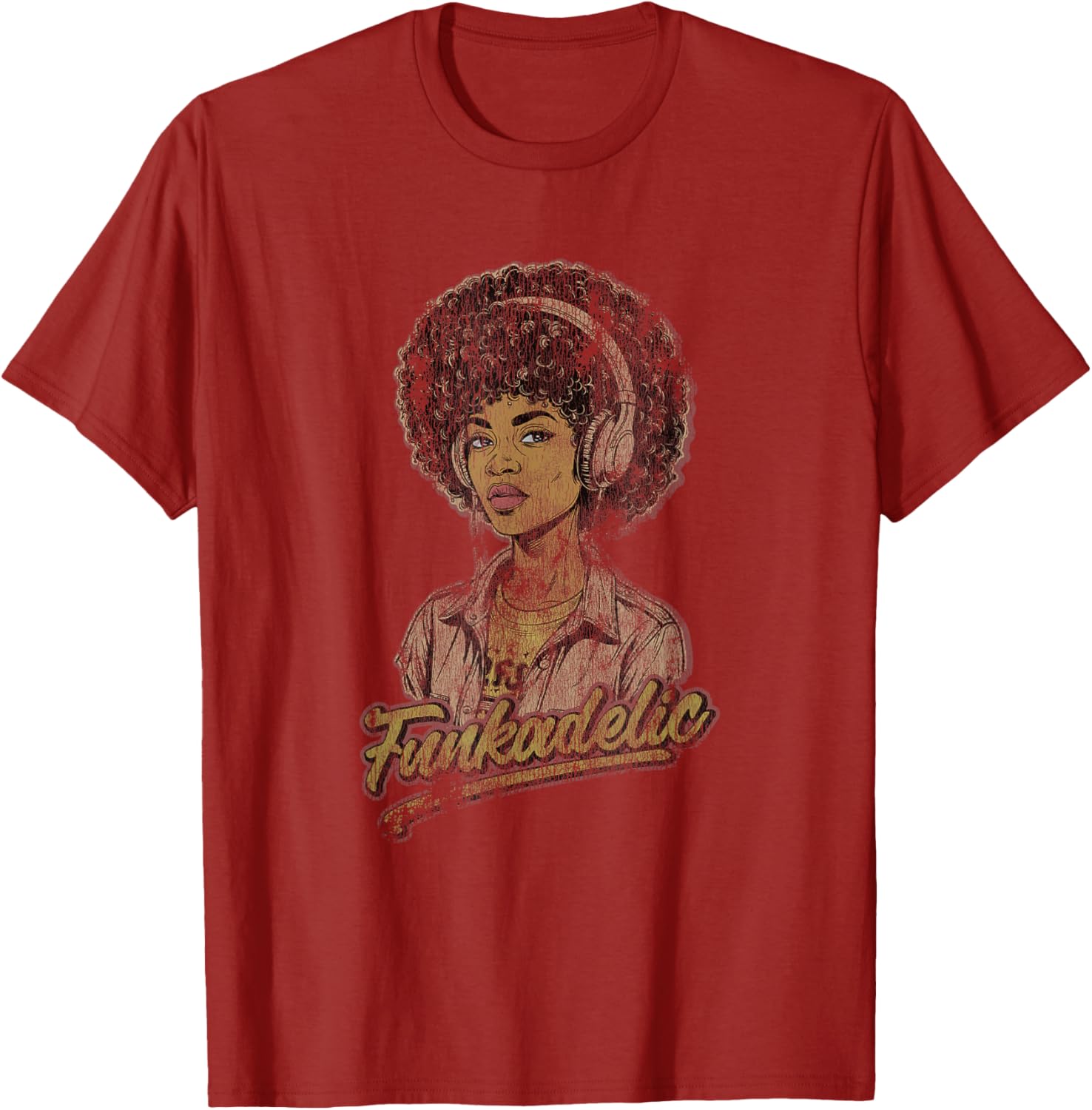 70s Funk Afro Women Soul Retro Vintage Graphic T-Shirt for Cool Style - 24