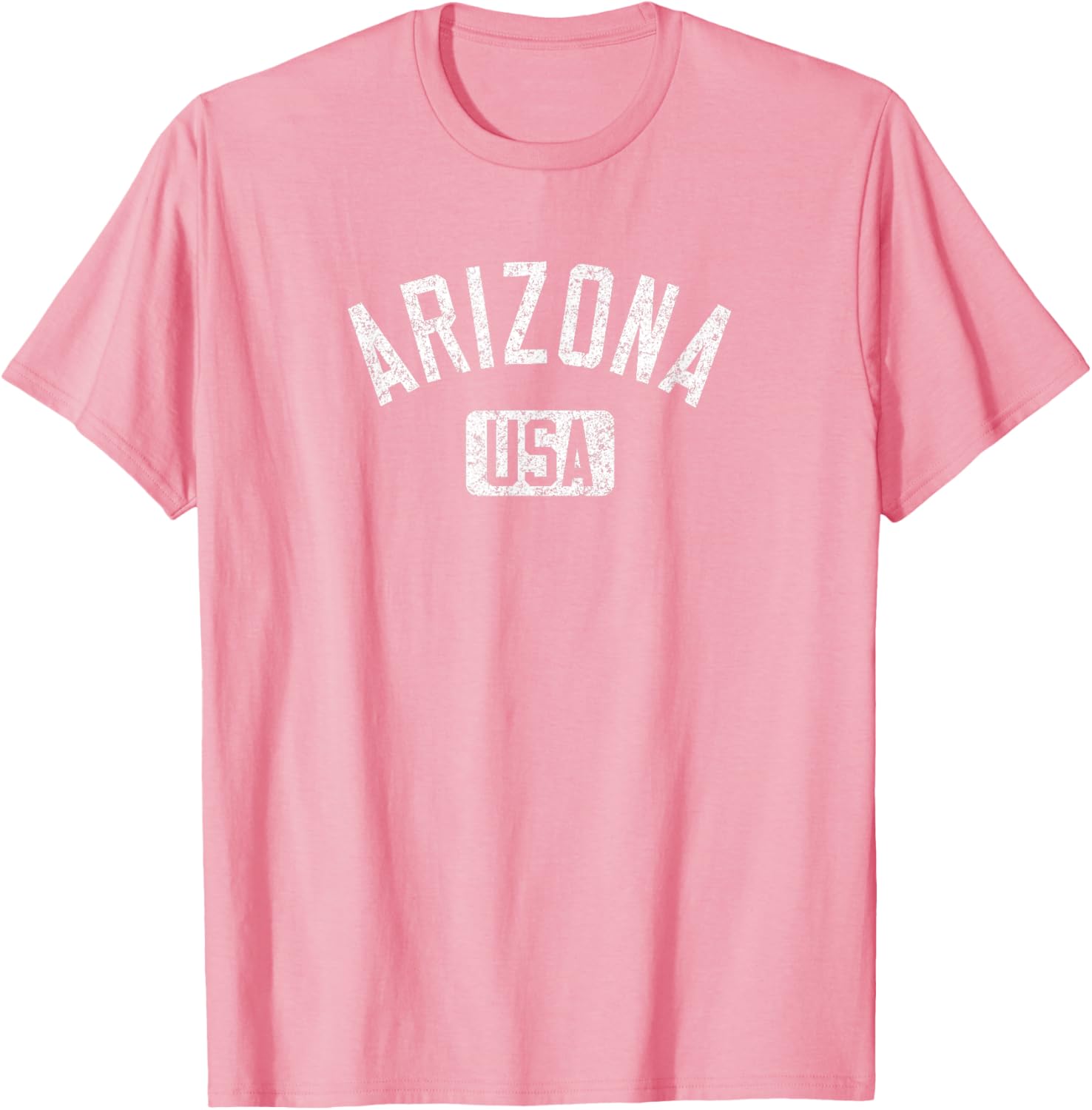 Arizona USA Distressed White Print T-Shirt for Comfortable Casual Style - 10