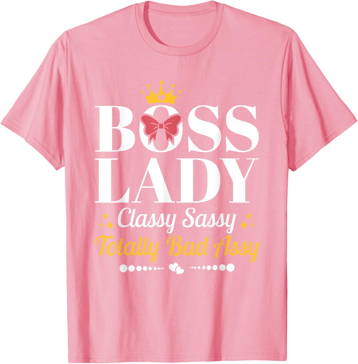Boss Lady Classy Sassy T-Shirt for Female Boss Appreciation Gifts - 11