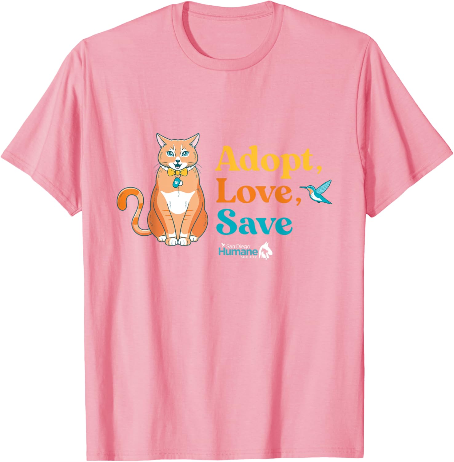 Adopt Love Save Rescue Cat T-Shirt for Men and Women - Perfect Gift! - 5