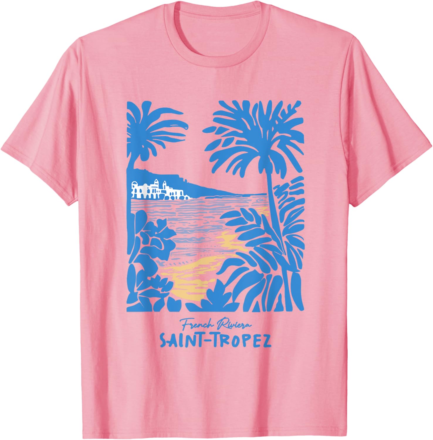 Saint Tropez French Riviera Vacation T-Shirt for Trendy Style Lovers - 22
