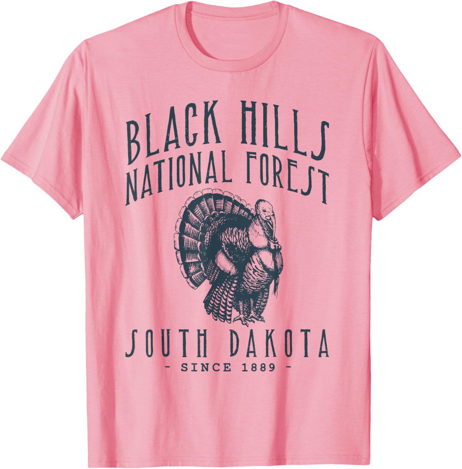 Black Hills Turkey Hunting in South Dakota T-Shirt for Outdoor Enthusiasts - 7