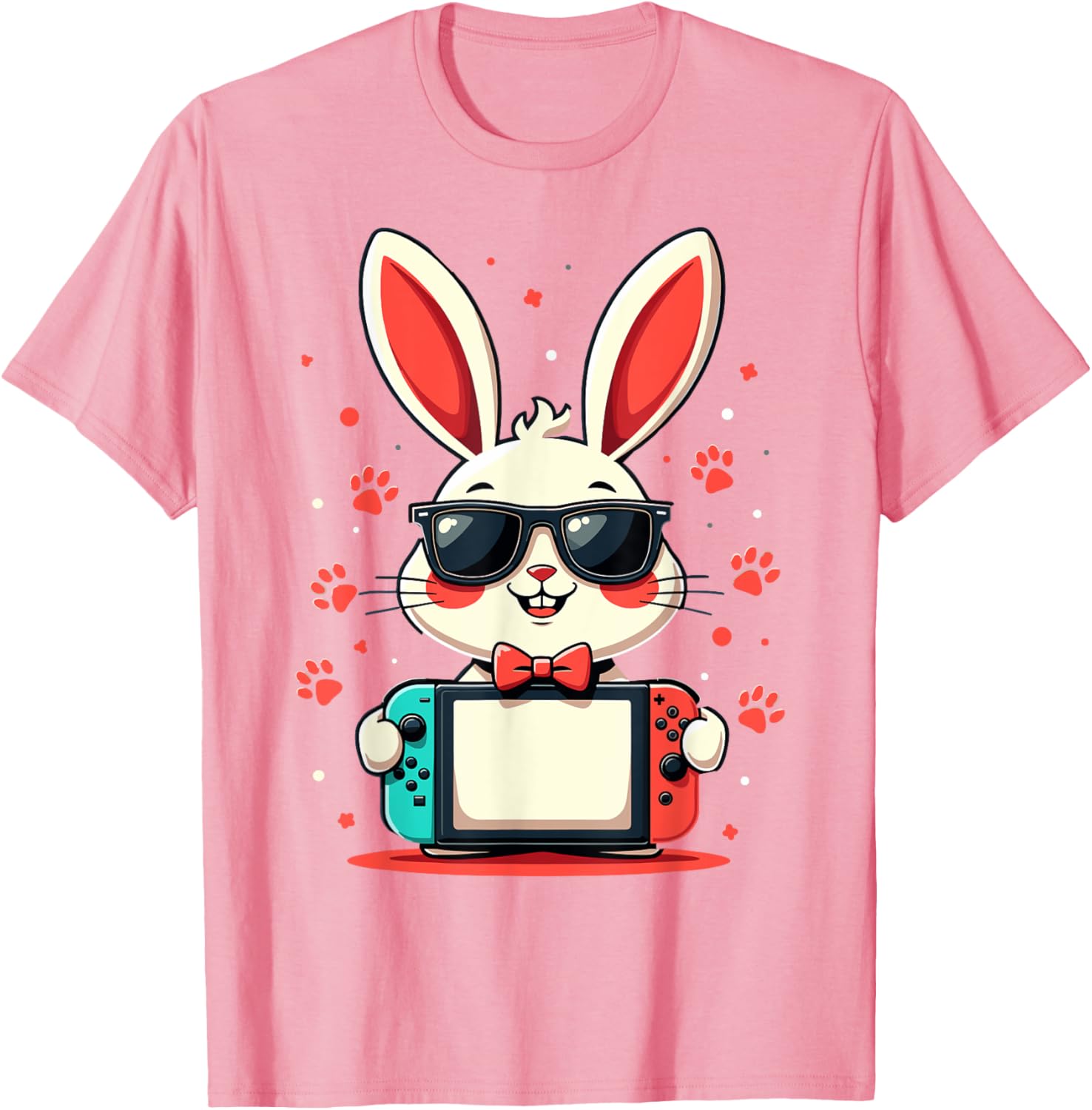 Cute Bunny Gaming Controller T-Shirt for Easter Gamer Boys Gifts - 18