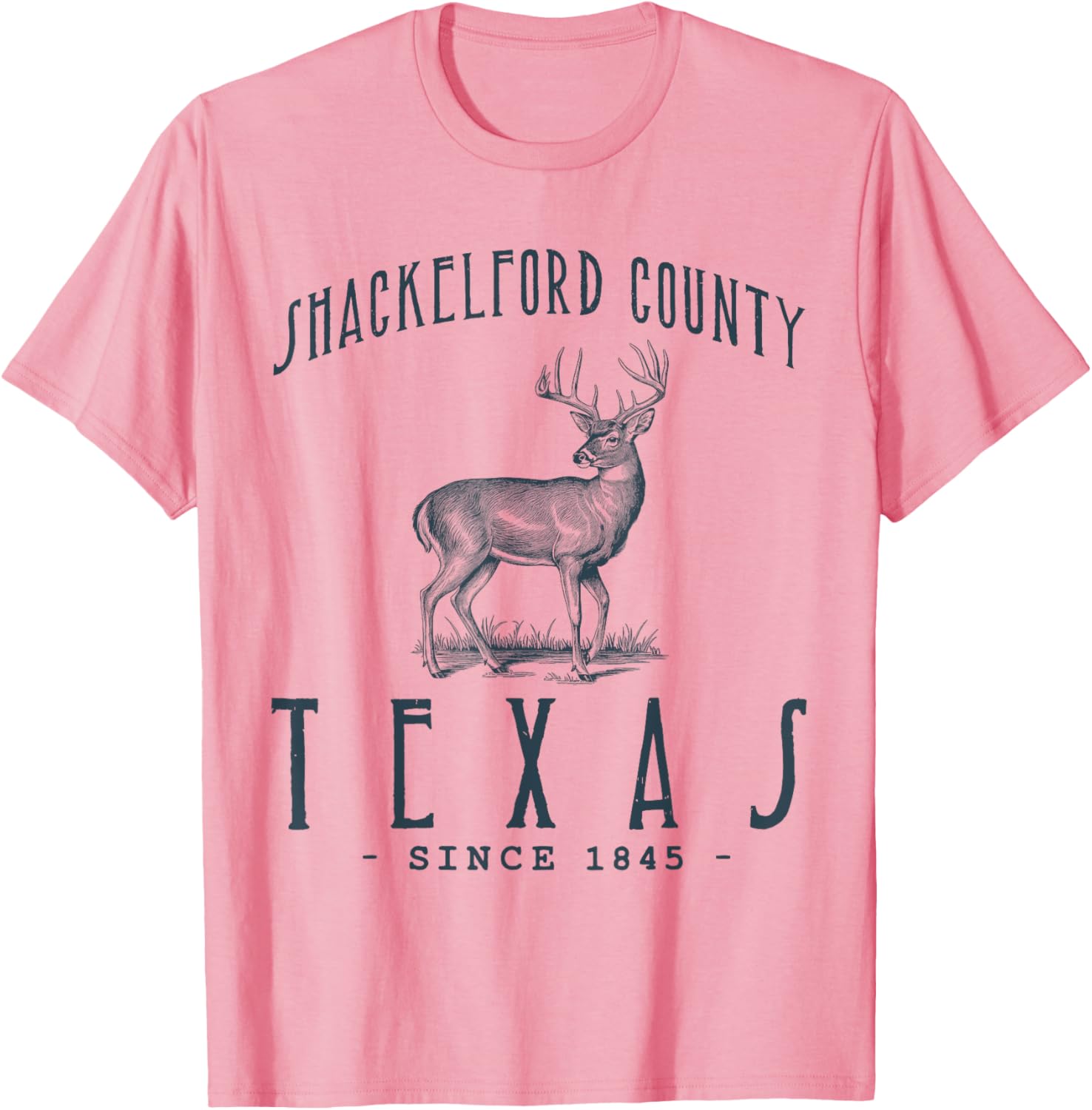 Shackelford County White-Tailed Deer Hunting T-Shirt for Outdoor Lovers - 4