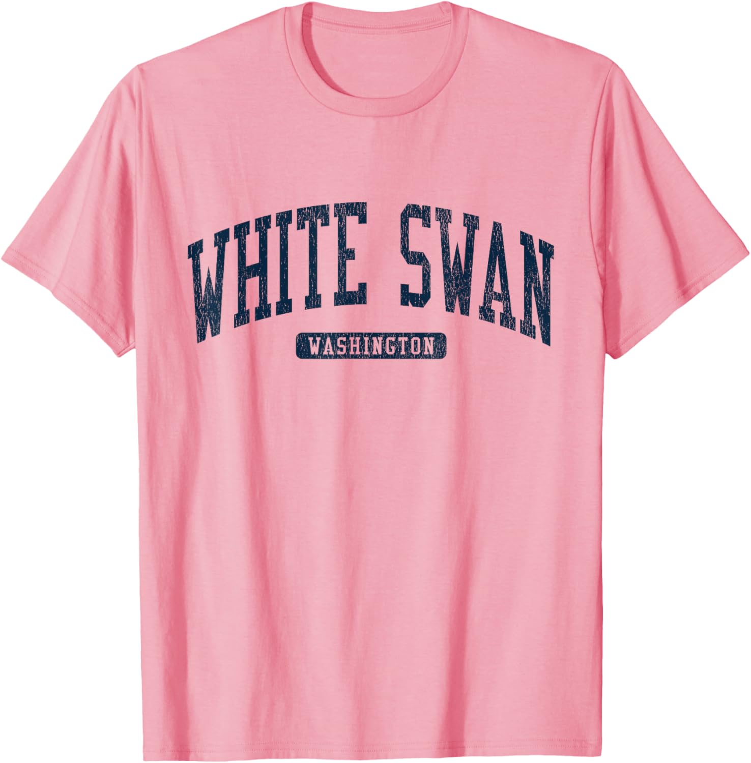 White Swan College University Style Blue T-Shirt for Washington WA Fans - 14