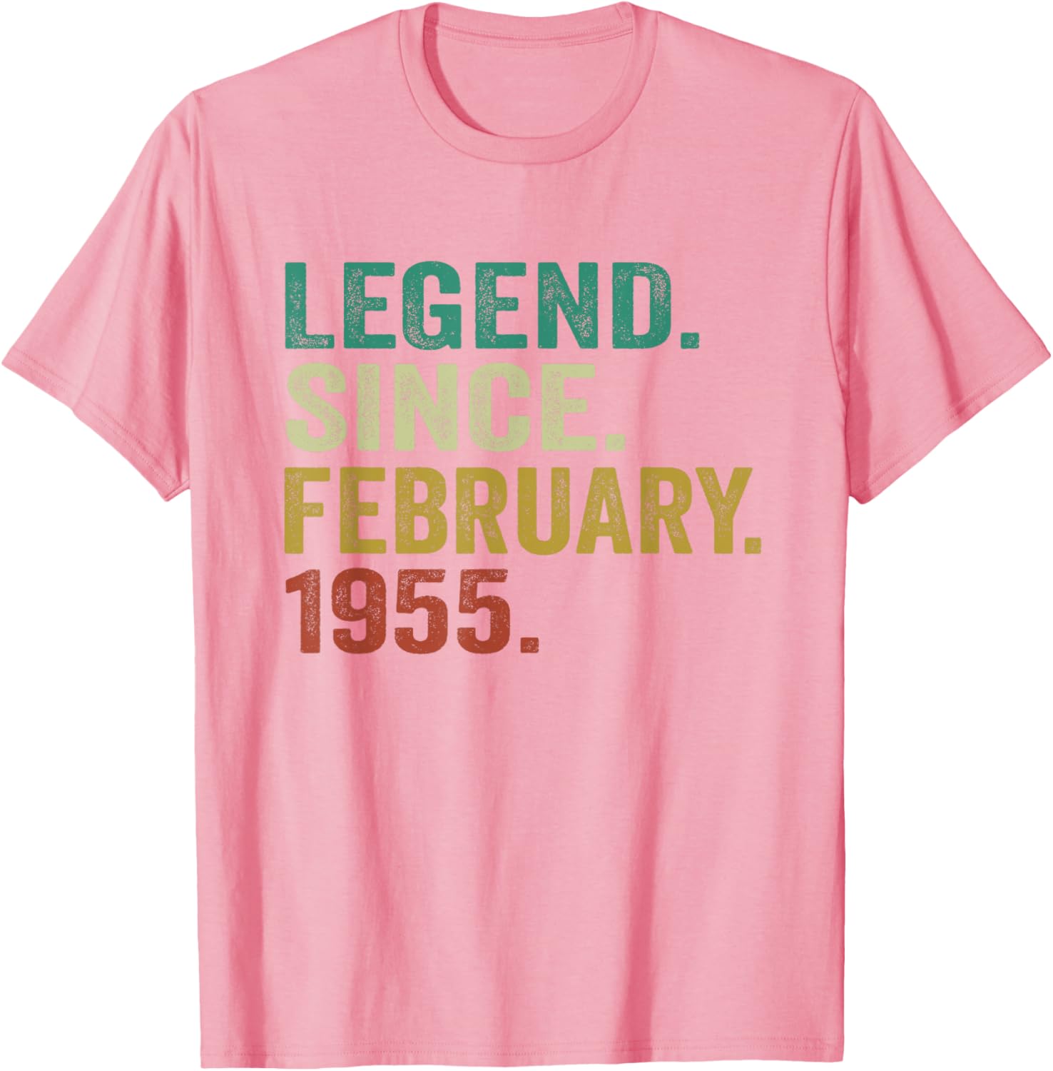 70th Birthday T-Shirt Celebrating 70 Years of Legend Since 1955 - 25