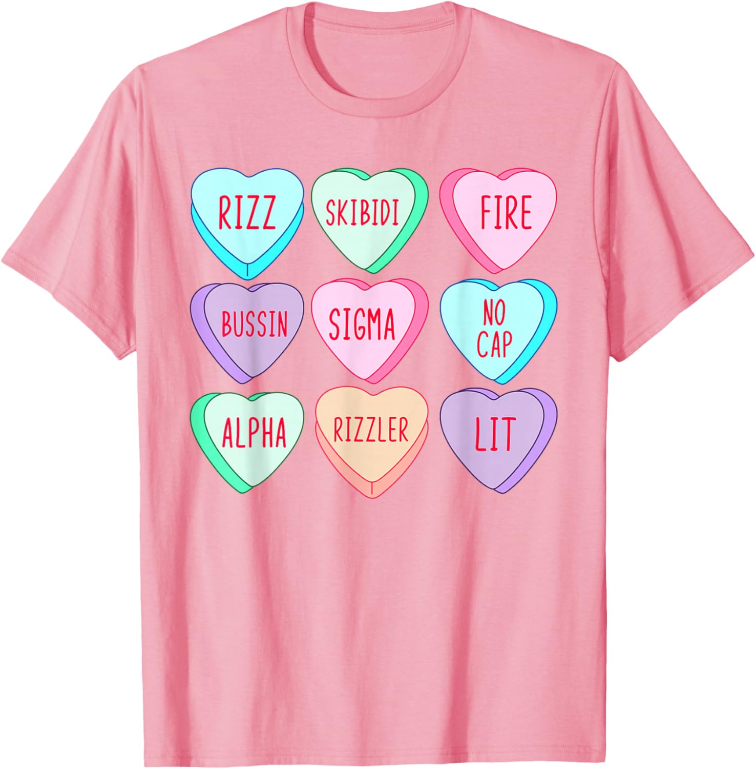 Funny Skibidi Valentine's Day Rizz T-Shirt for Lovable Couples - 6