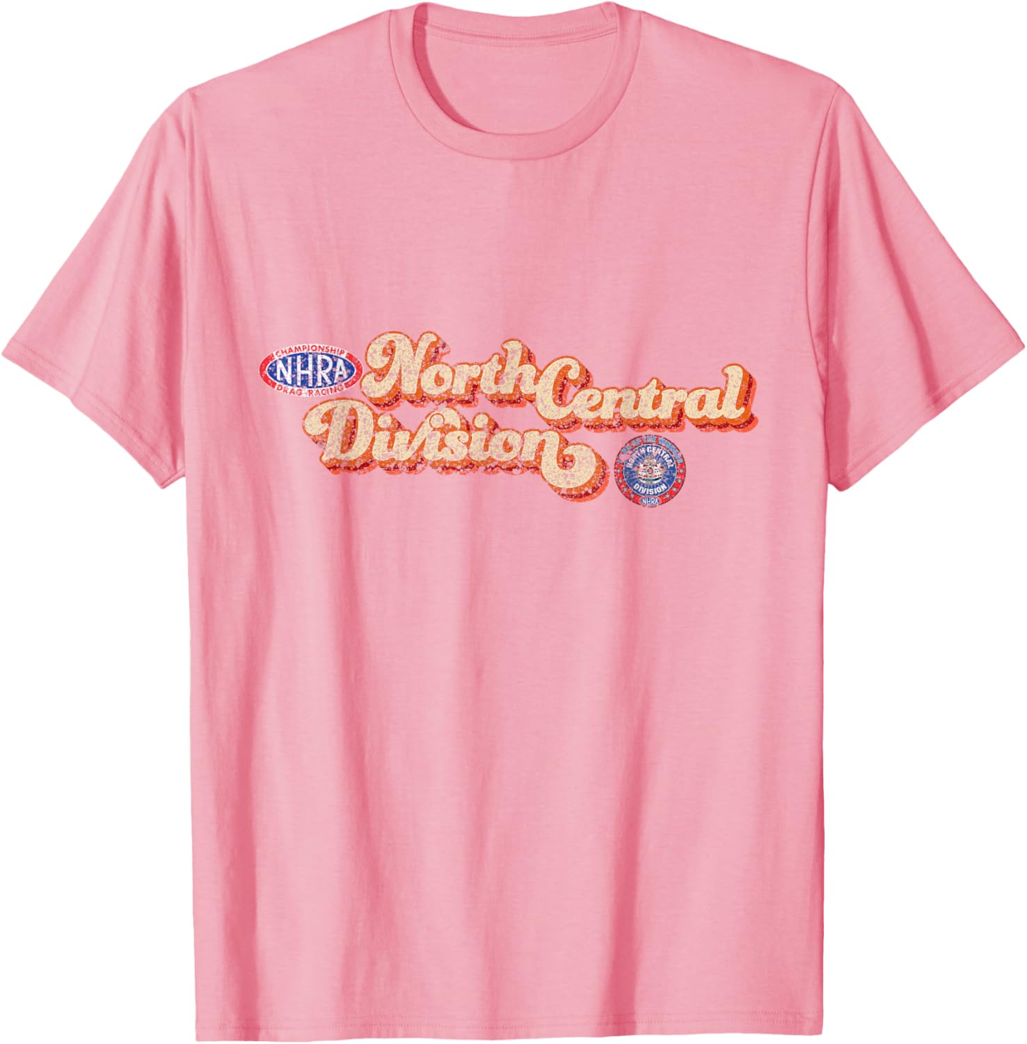 Vintage NHRA North Central Division T-Shirt for Racing Fans - 6