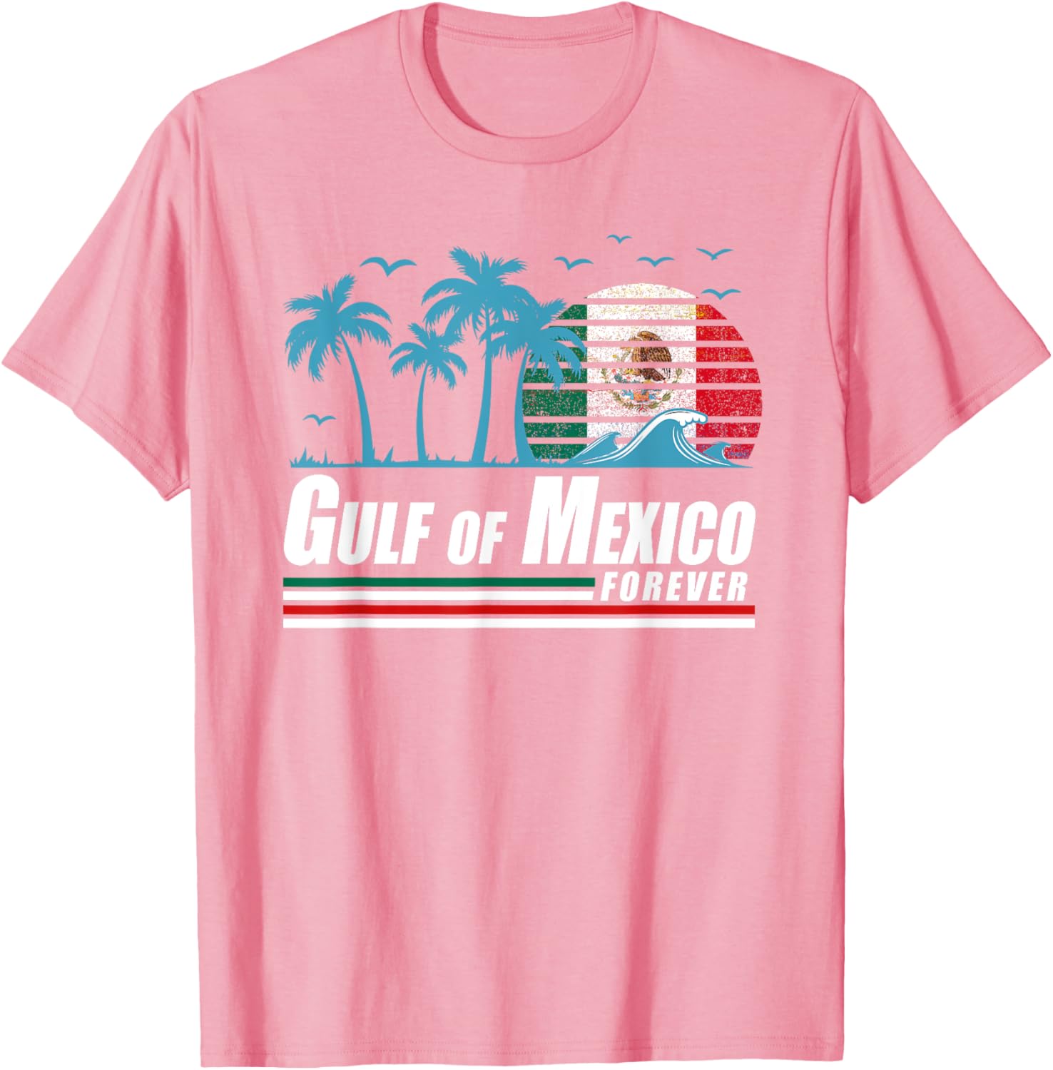 Retro Gulf of Mexico T-Shirt for Coastal Vibes and Vintage Style - 10