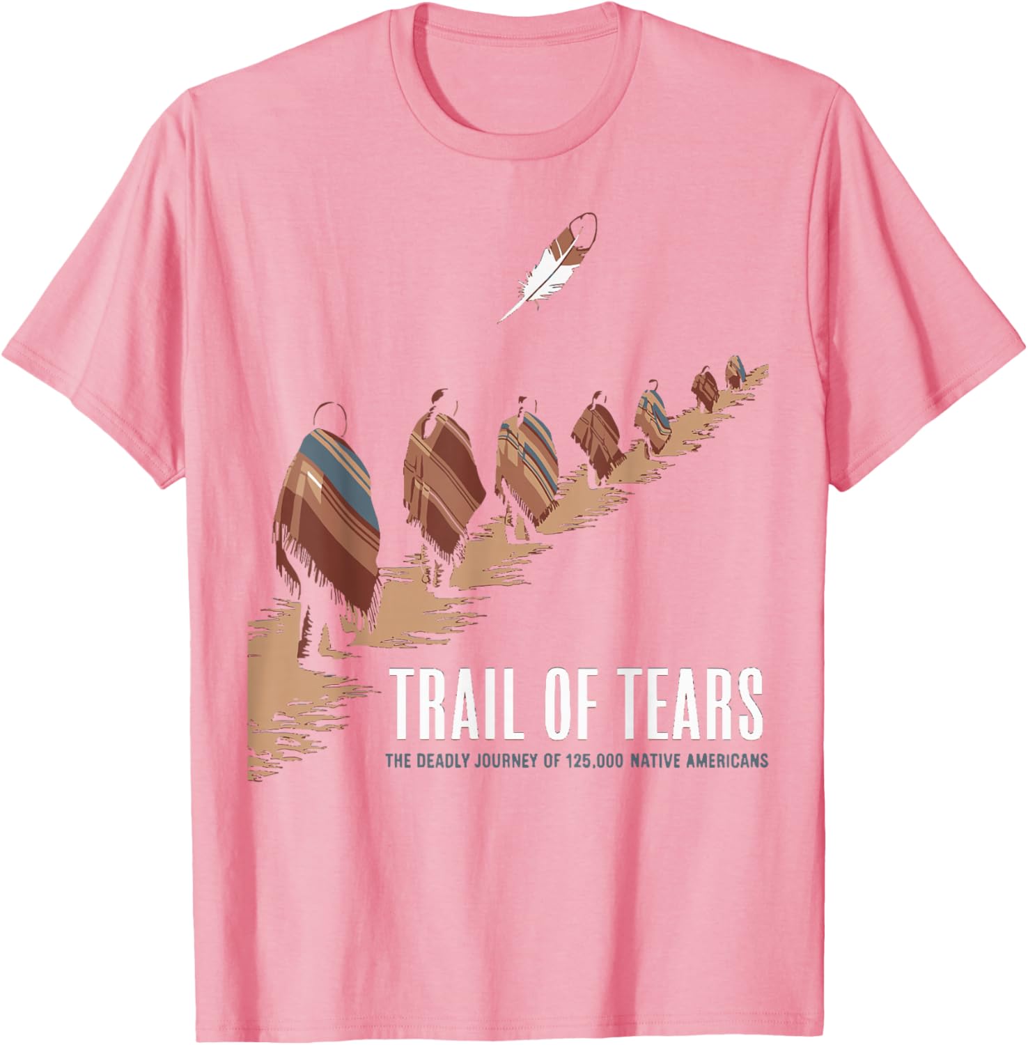 Trail Of Tears Native American Journey T-Shirt for Comfort and Style - 3