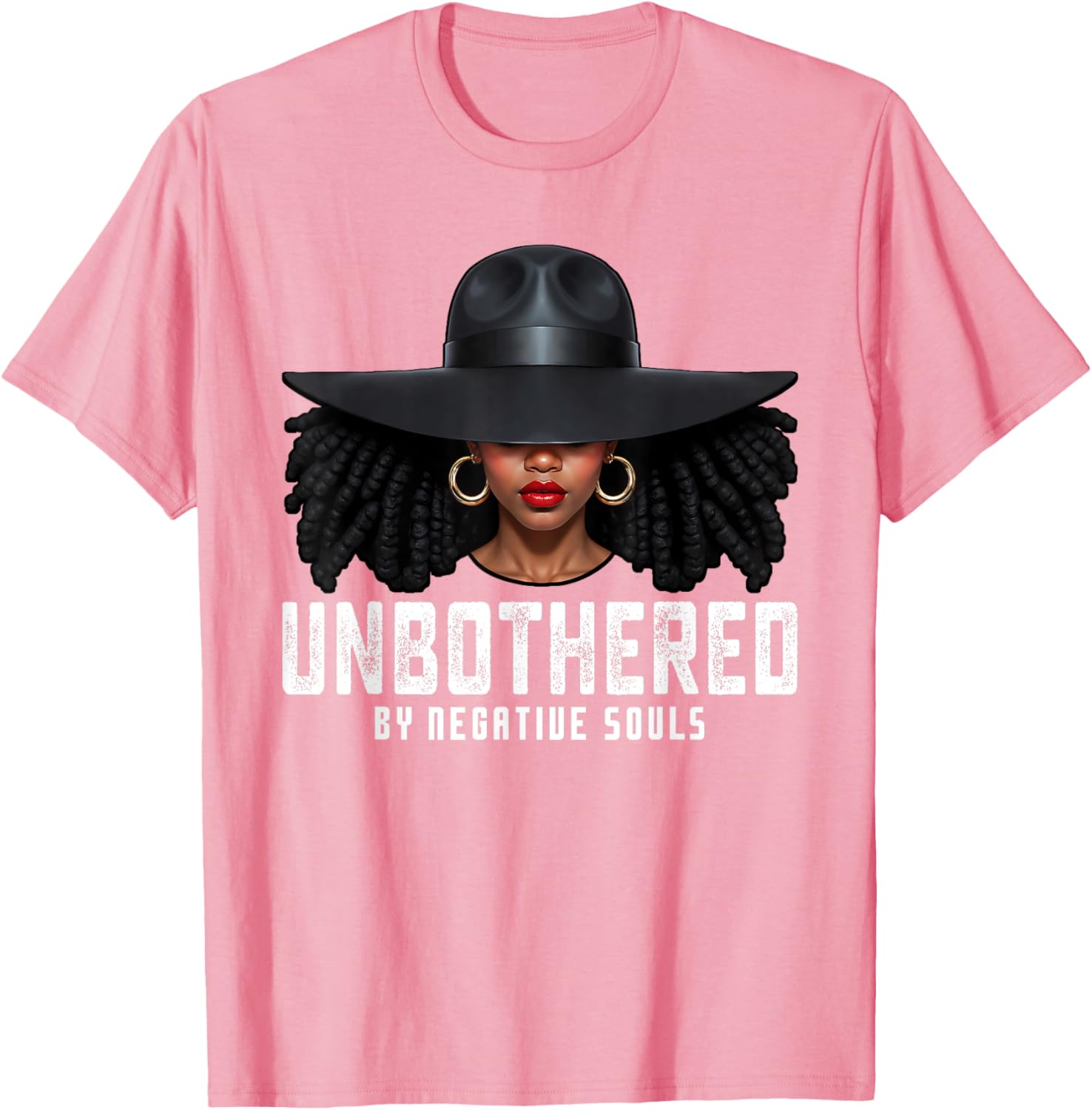 Unbothered Sassy Black Queen T-Shirt for African American Women and Girls - 4