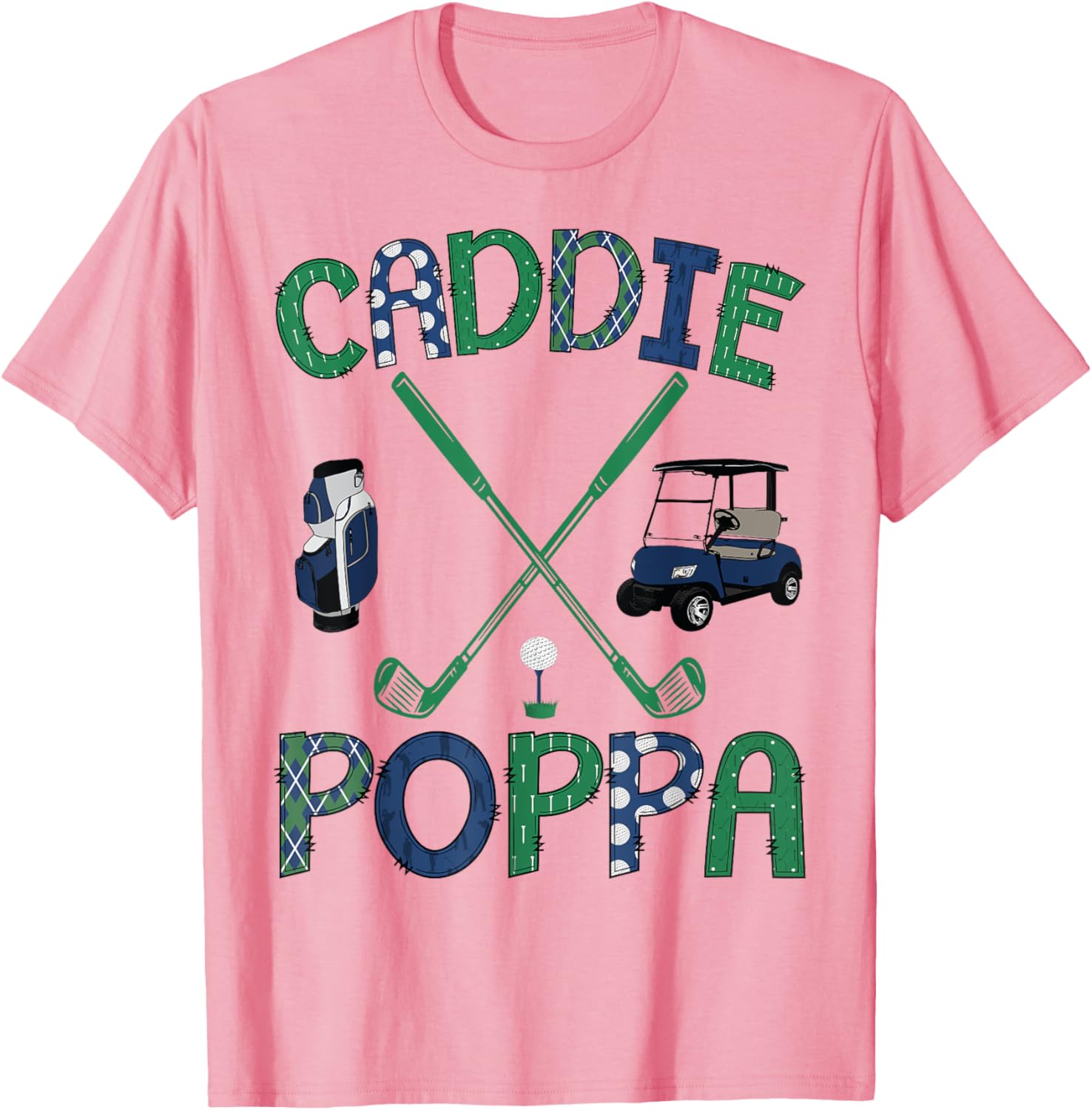 Caddie Poppa Golf Hole in One Birthday T-Shirt for Proud Dads - 2