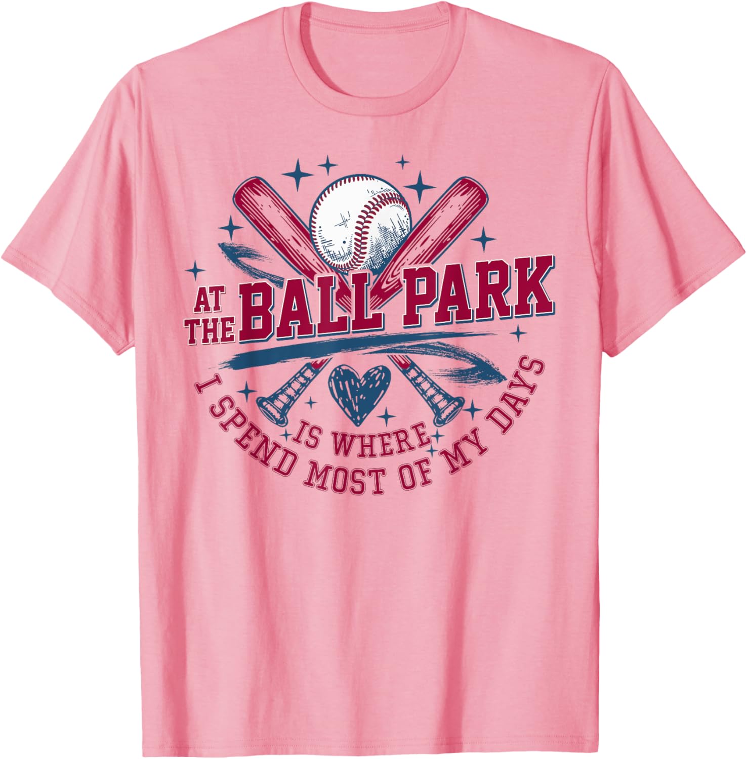 At the Ballpark T-Shirt for Sports Lovers – Perfect Game Day Apparel - 3