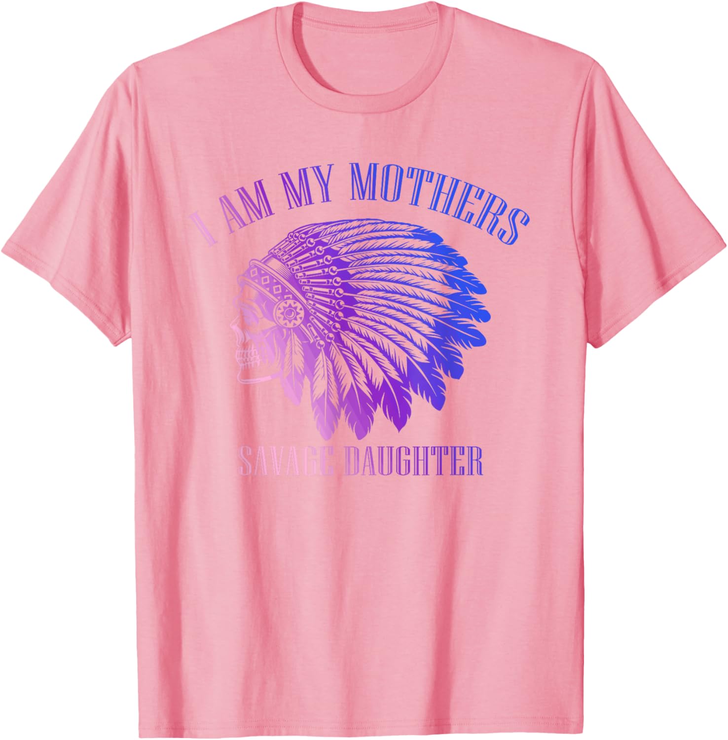 Savage Daughter Apache Skull T-Shirt for Bold Mother-Daughter Style - 5