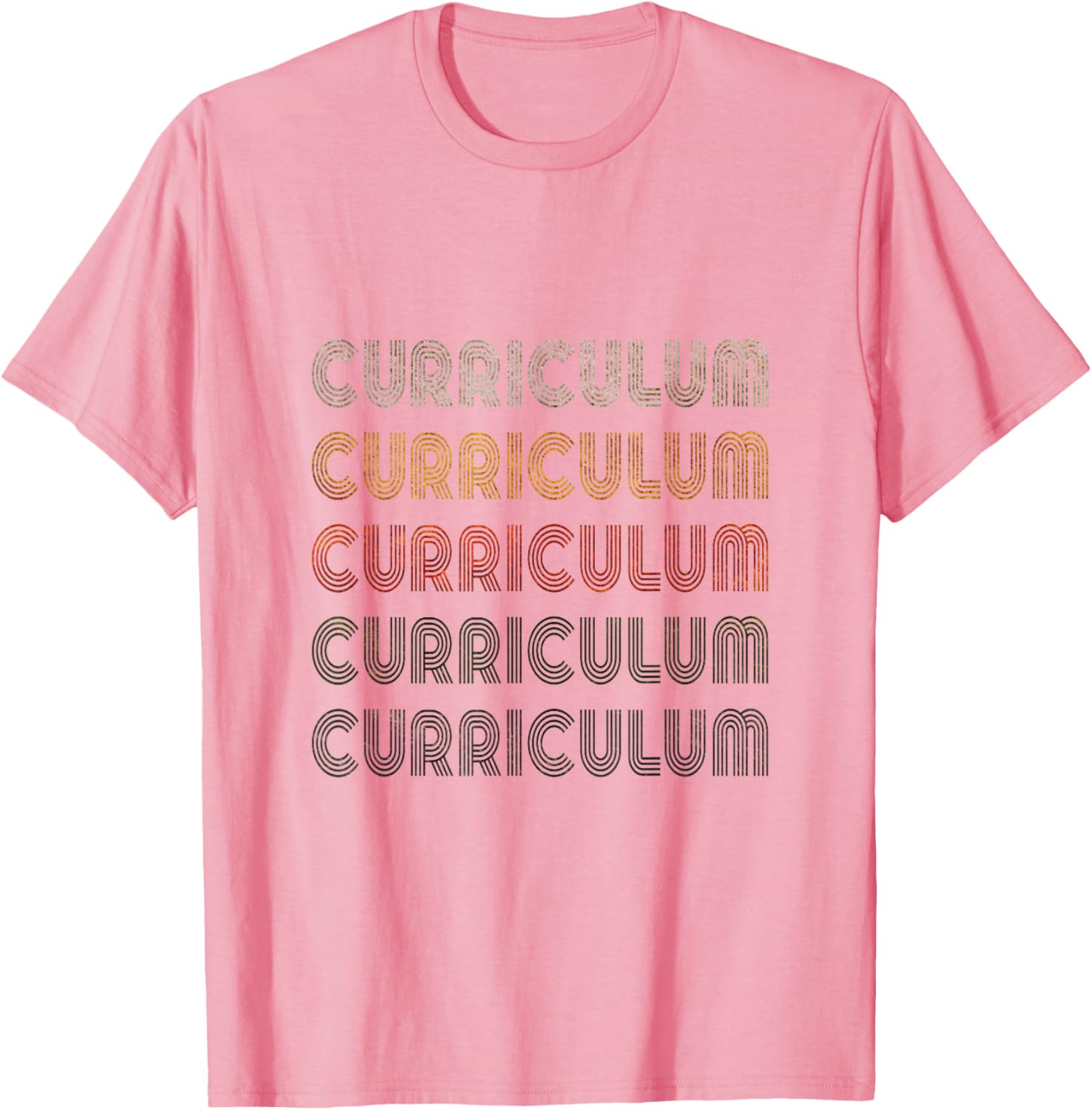 Vintage Grunge Love Heart Curriculum Tee Black T-Shirt for Casual Style - 8