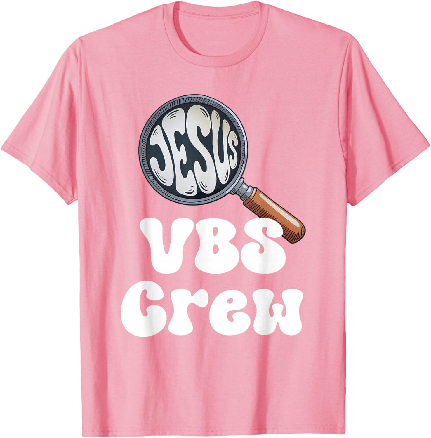 VBS Crew 2026 Hand Lens Matching Group T-Shirt for Vacation Bible School - 6