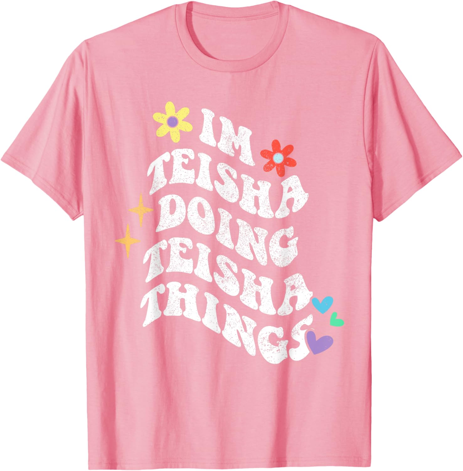 Retro Groovy Teisha Doing Teisha Things Funny Mother's T-Shirt - 14