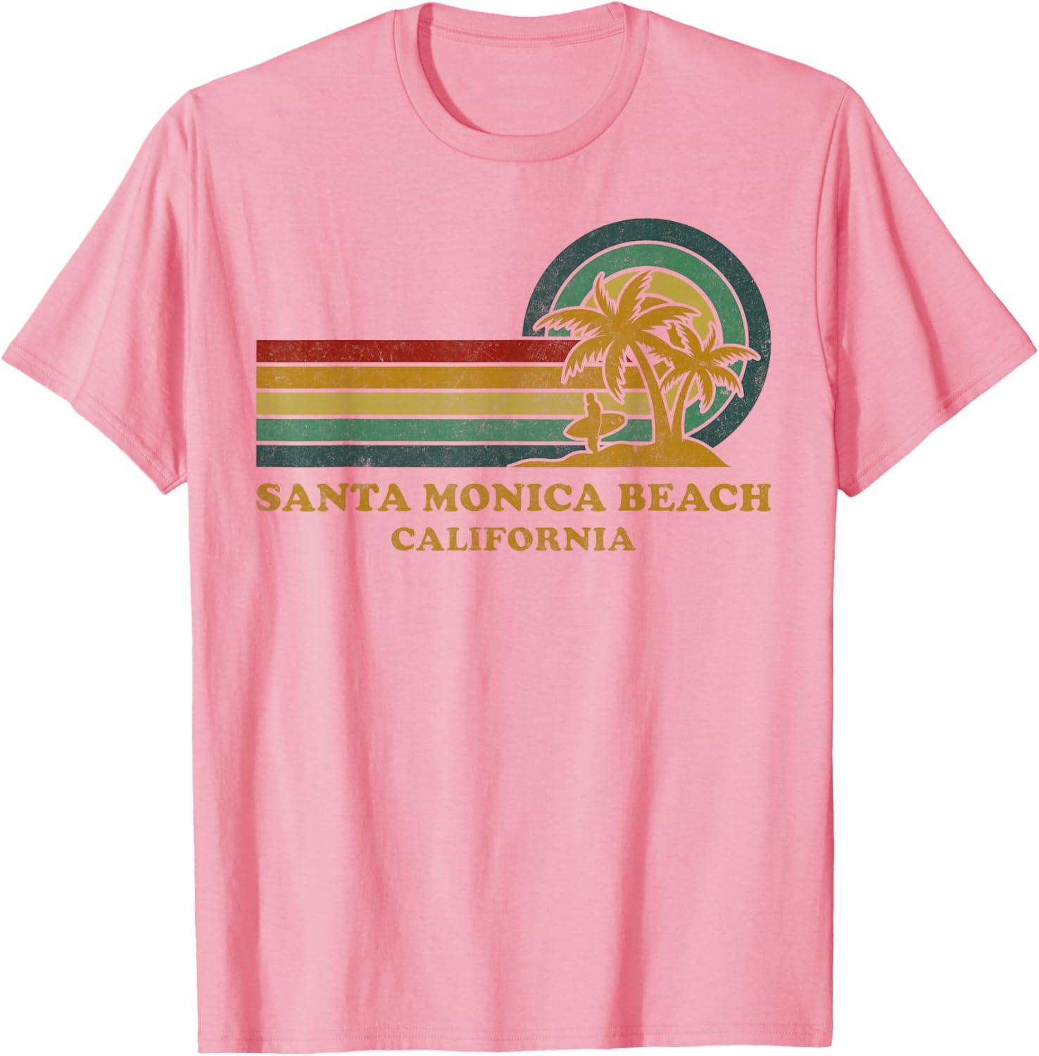 Santa Monica Beach Family Summer Vacation T-Shirt for Fun Days Out - 6