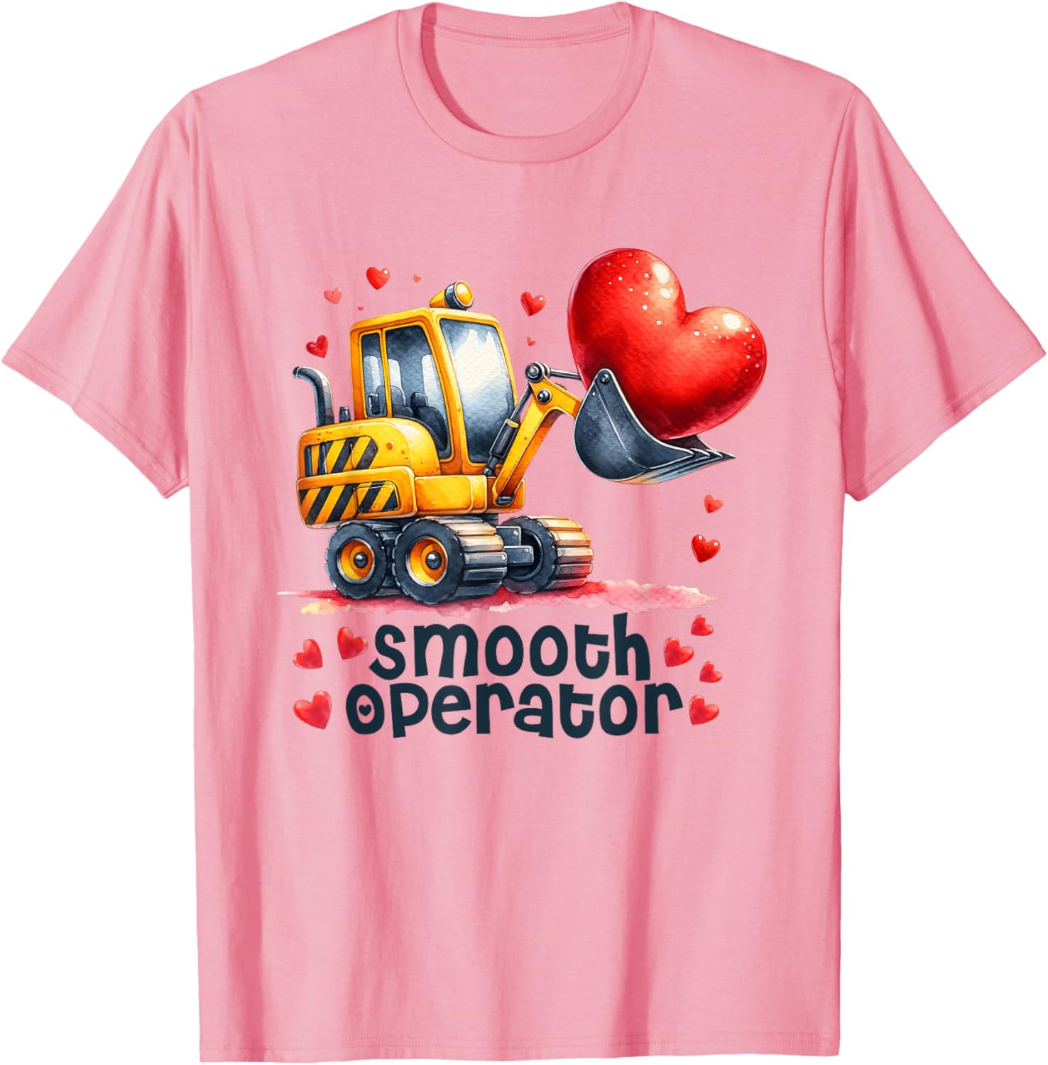 Smooth Operator Construction Valentine T-Shirt for Boys - Cute Gift Idea - 5