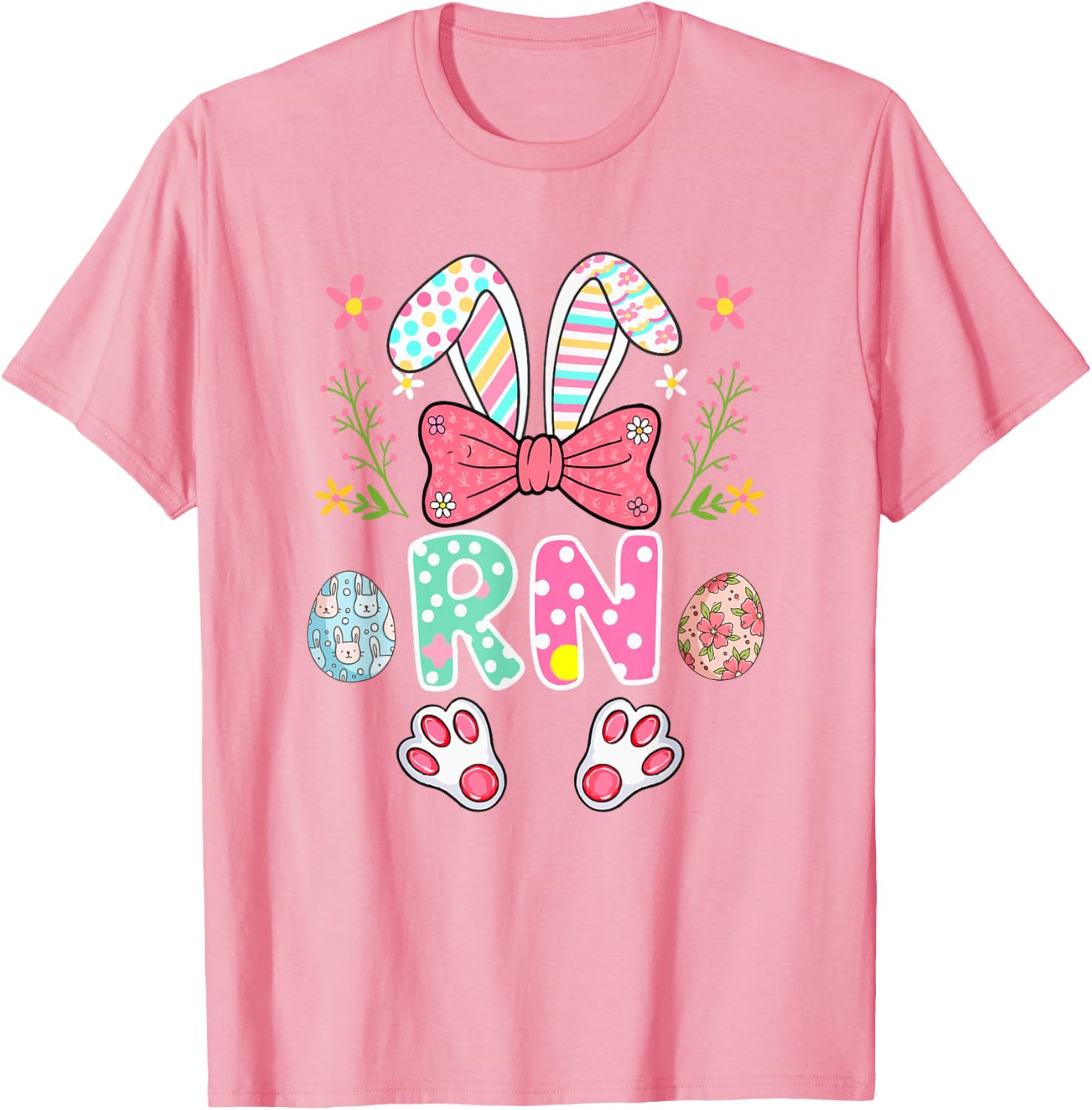 RN Job Easter Bunny Women's Costume T-Shirt for Egg Hunting Fun - 13
