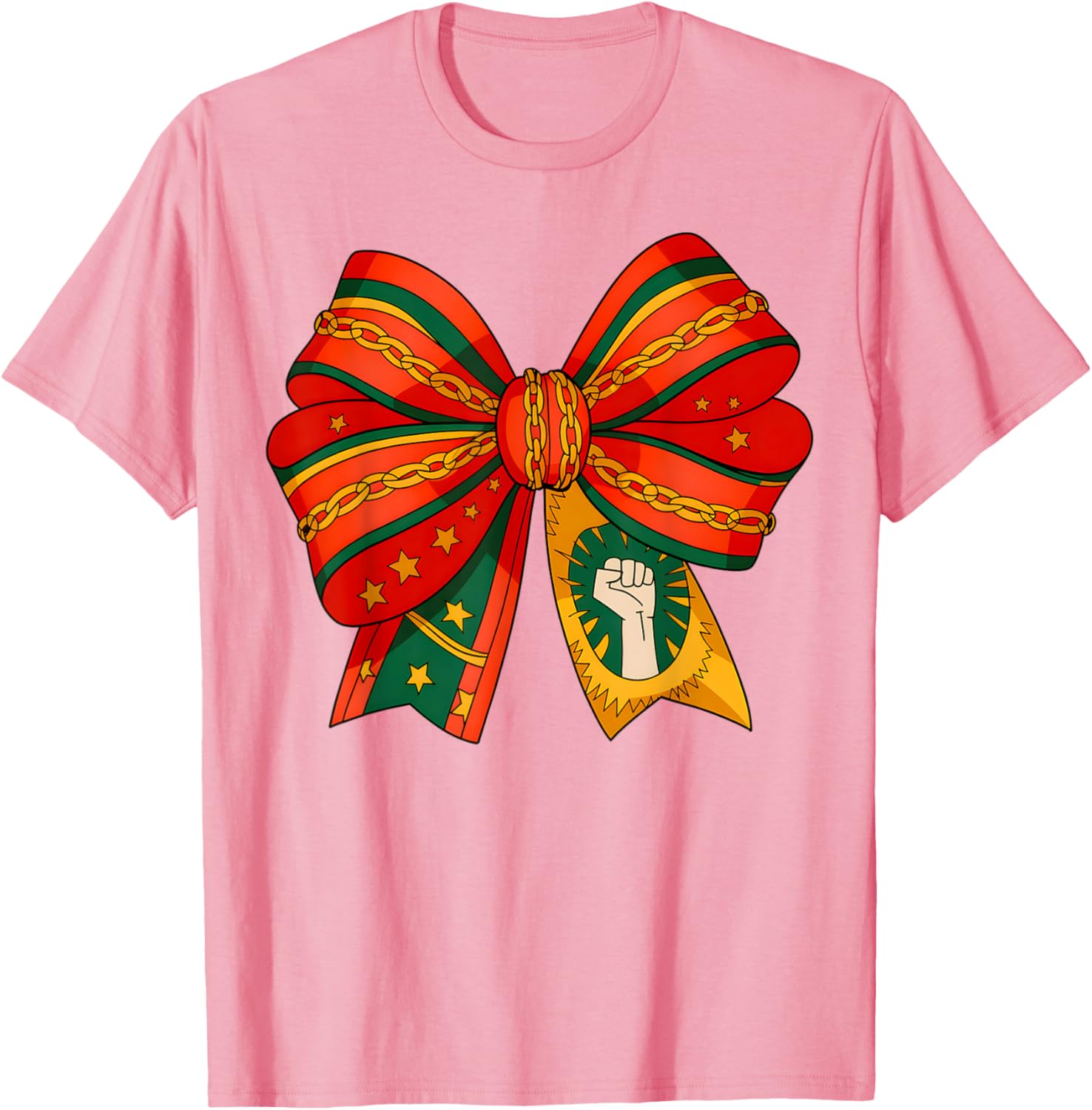 Black History Coquette Bow T-Shirt for Women and Kids Stylish Apparel - 5