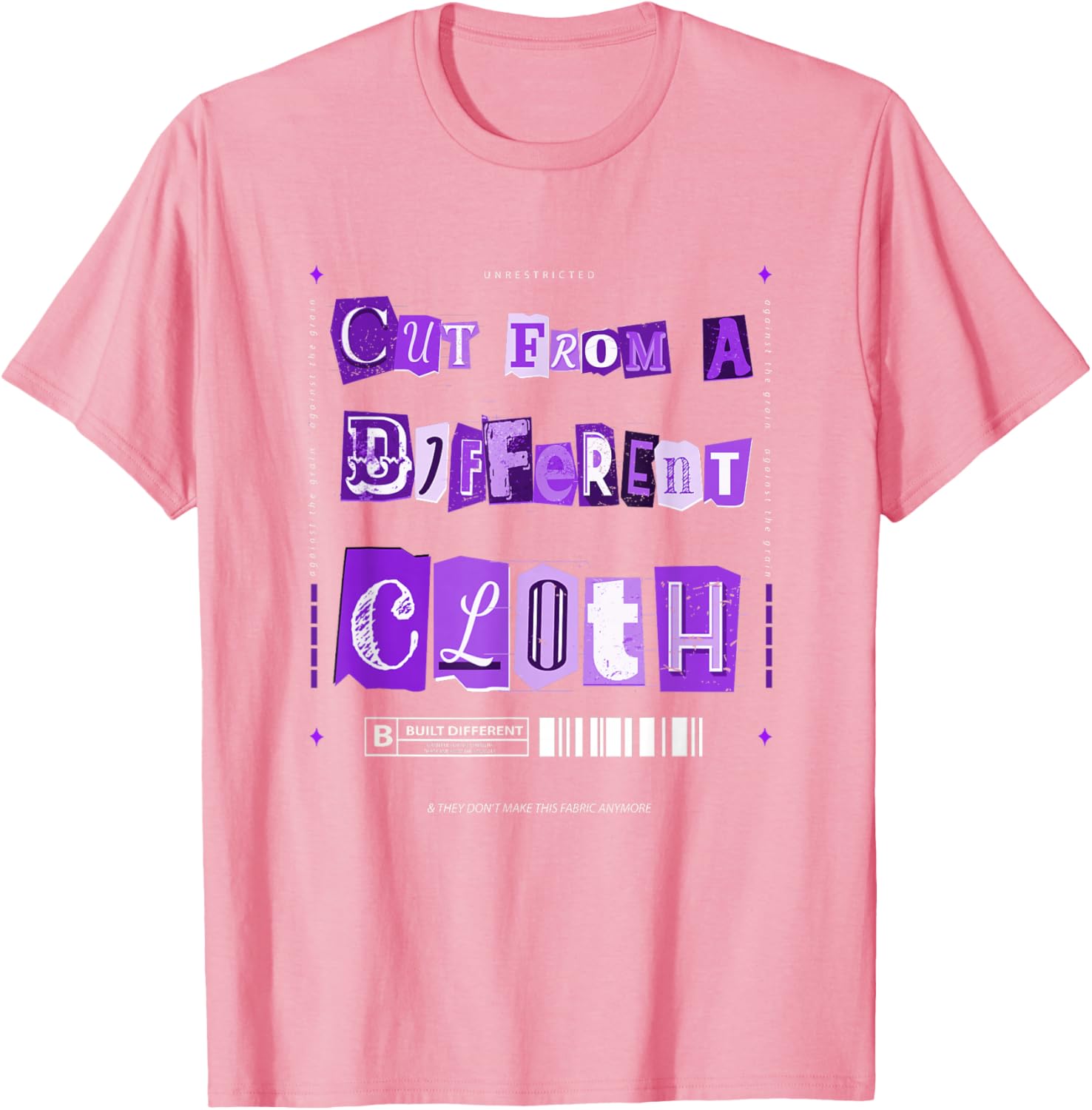 Vibrant Purple Graphic T-Shirt From A Different Cloth for Stylish Comfort - 8