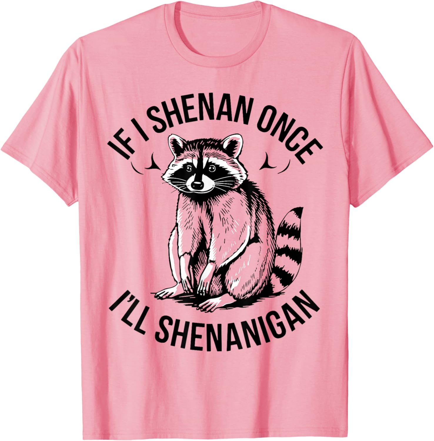 Shenanigans Raccoon St Patrick's Day T-Shirt Fun and Festive Apparel - 12