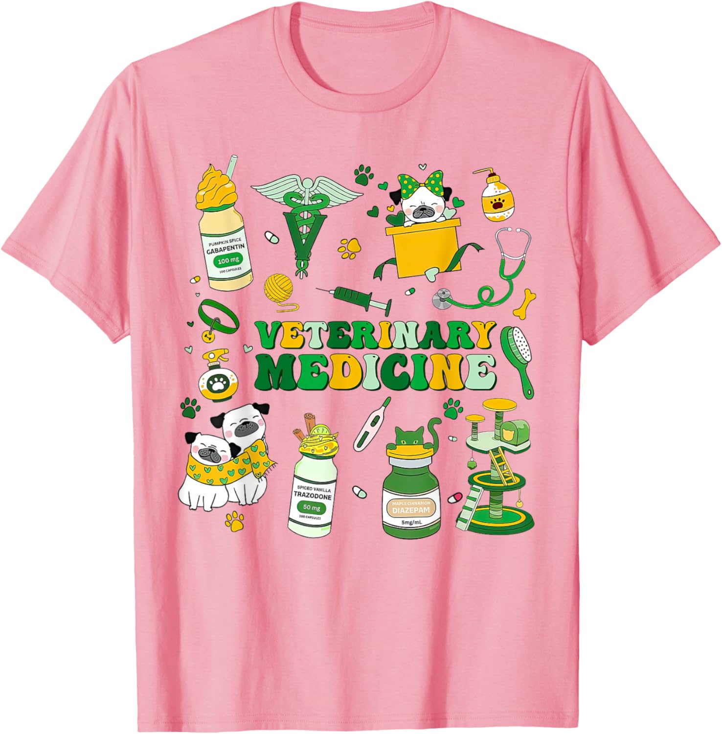 St Patrick's Day Vet Tech T-Shirt for Dog and Cat Lovers - 18