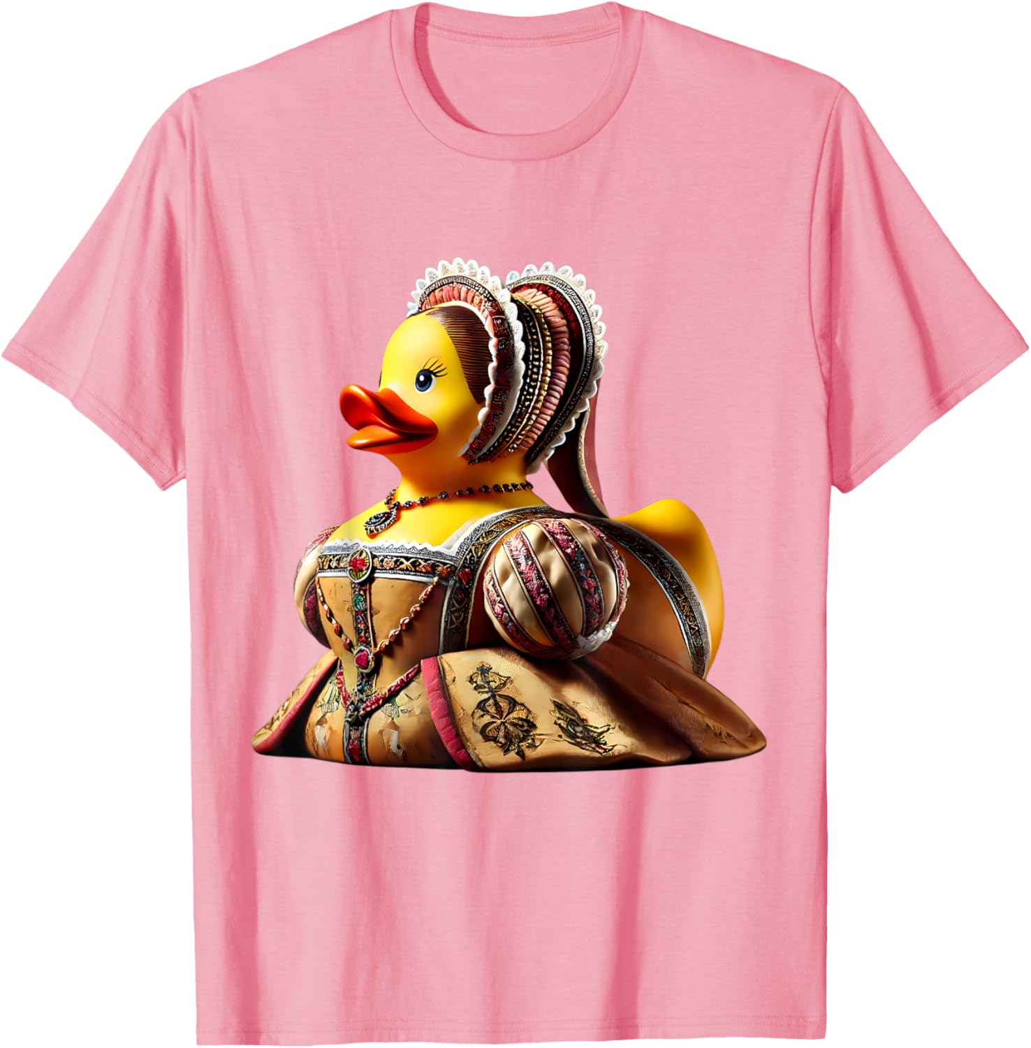 Rubber Duck Anne Boleyn T-Shirt Fun Historical Figure Apparel - 5