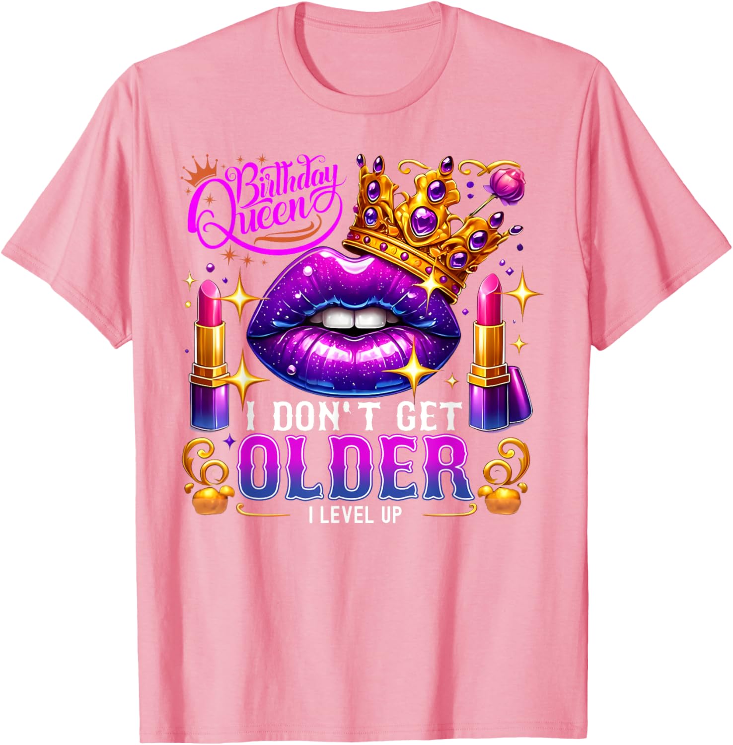 Birthday Queen Level Up T-Shirt for Women Fun Birthday Gift Idea - 20