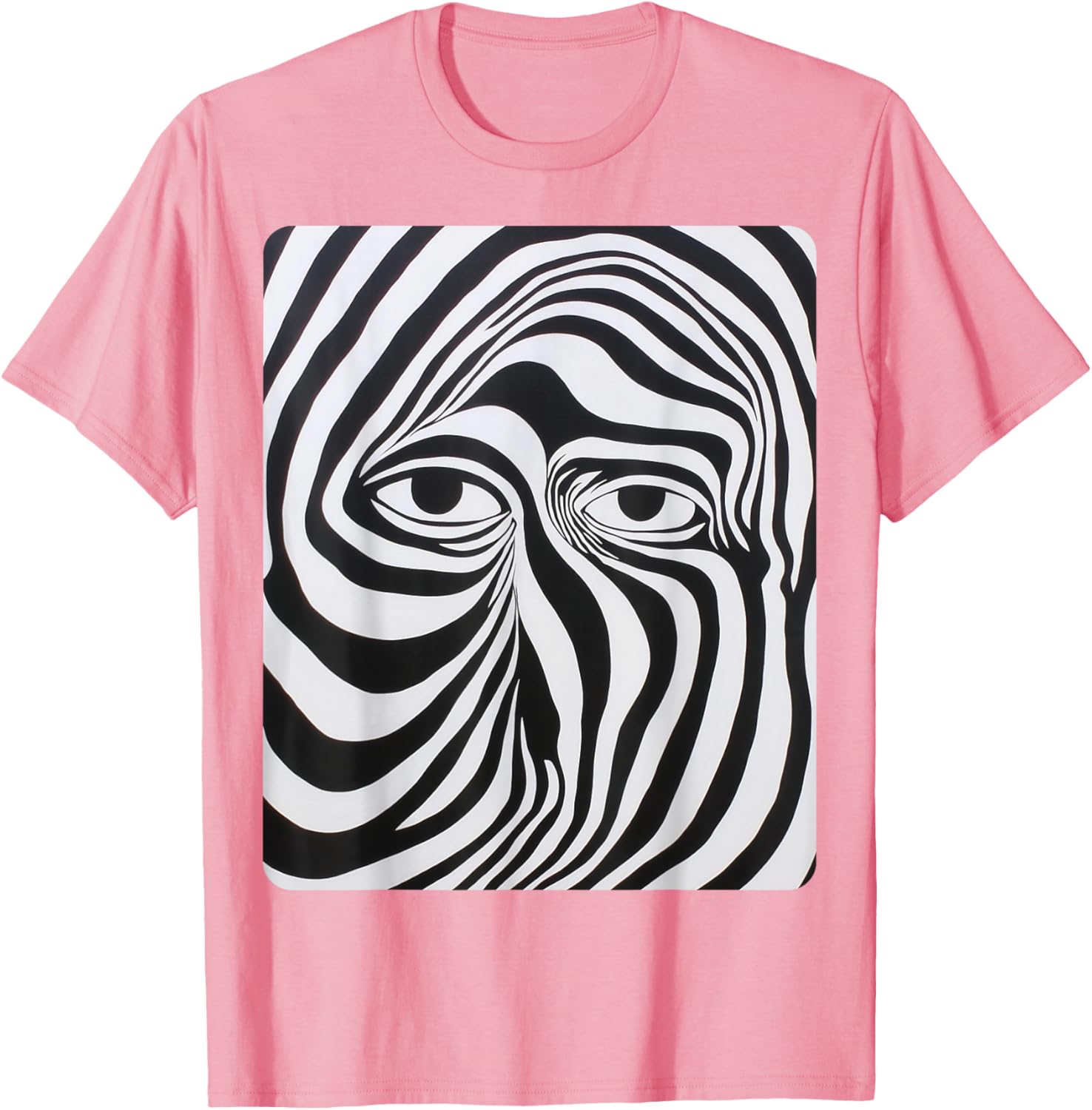 Stylish Eyes White and Black Designer T-Shirt for Trendy Fashion Lovers - 16